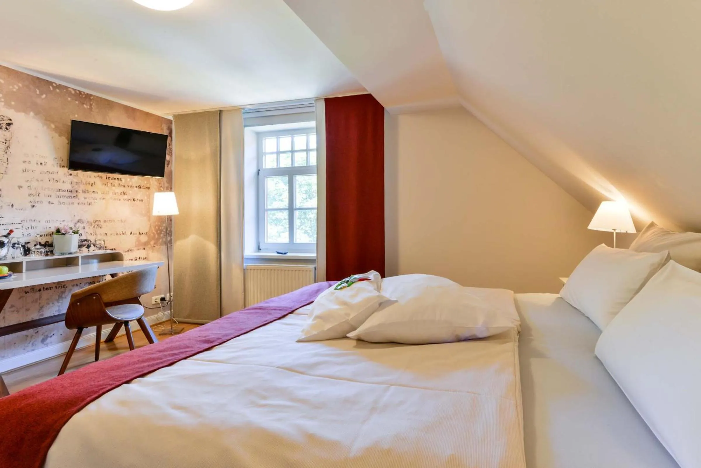 Bed in Hotel zur Kloster-Mühle