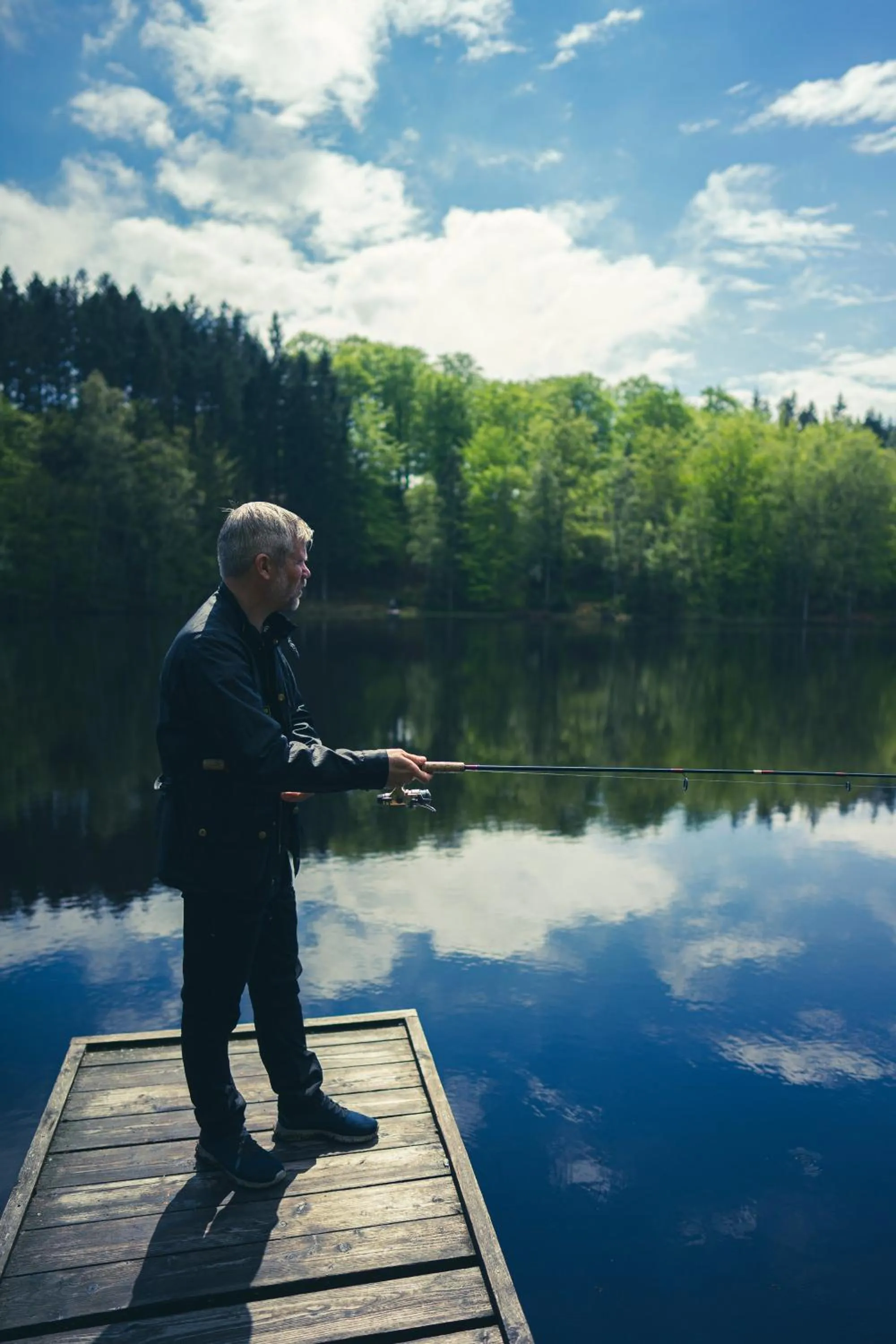 Fishing in Nature Shelter Hotel