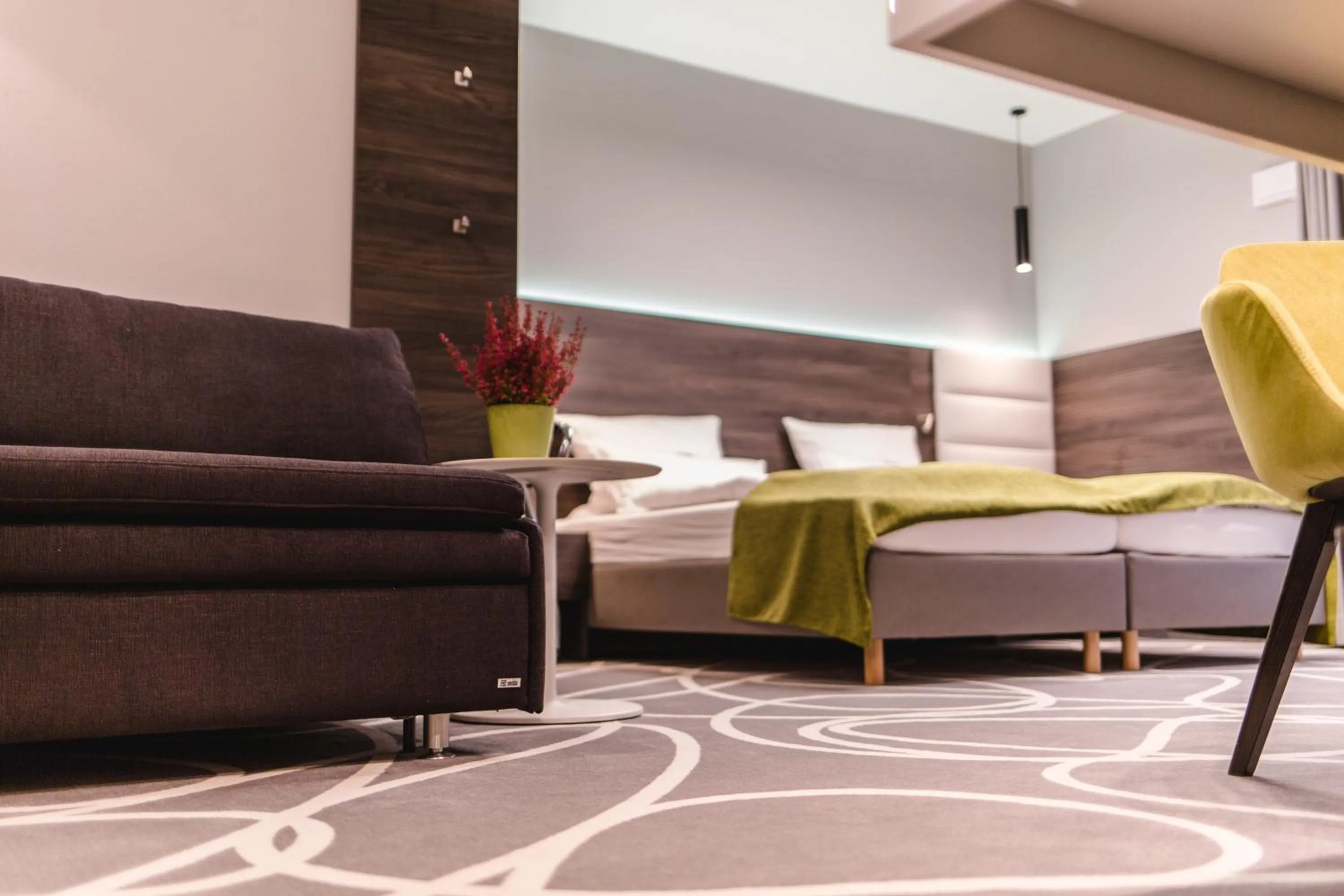 Bed in Hotel Sachsenross