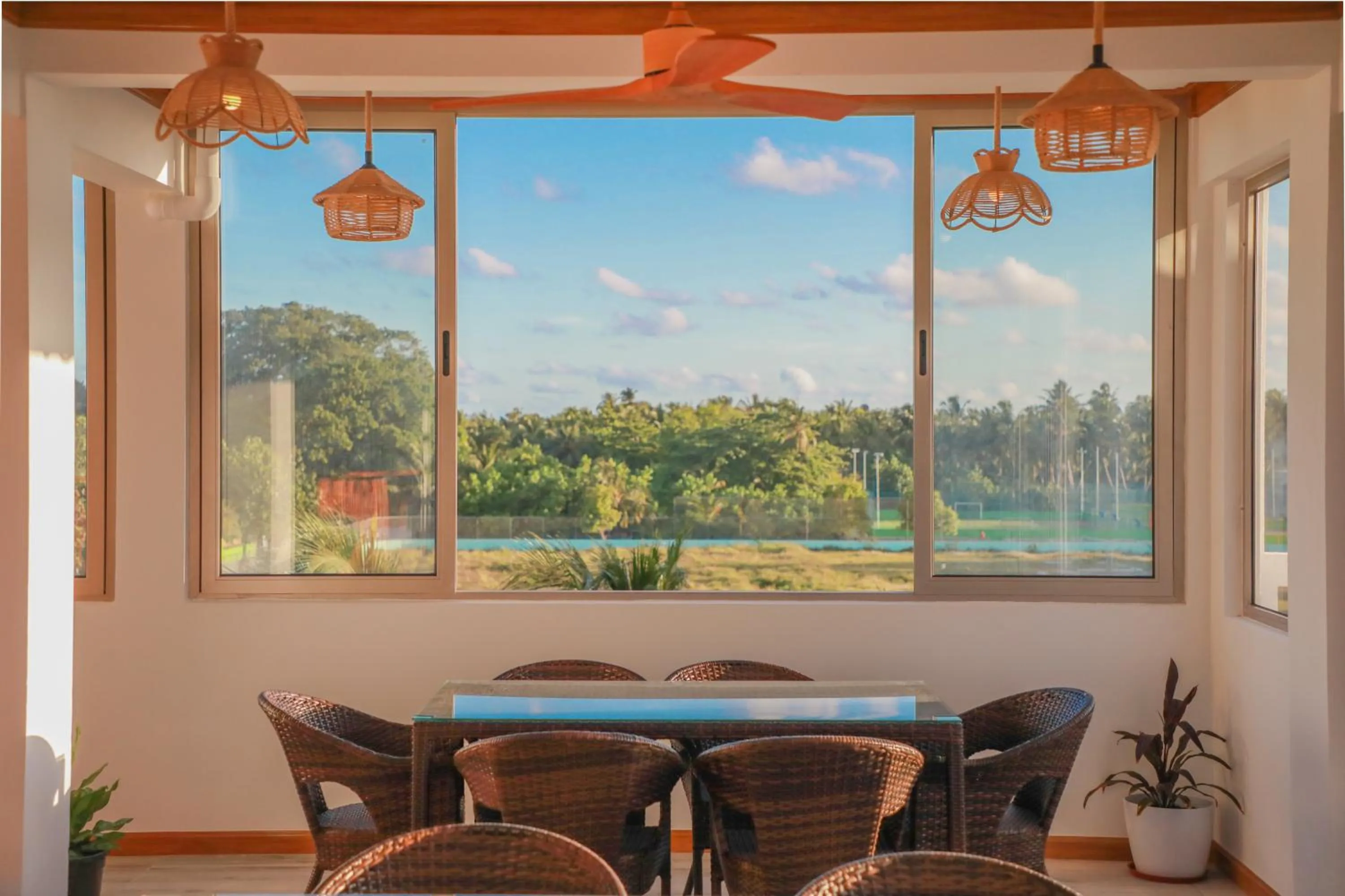 Dining area in Jeym Lodge
