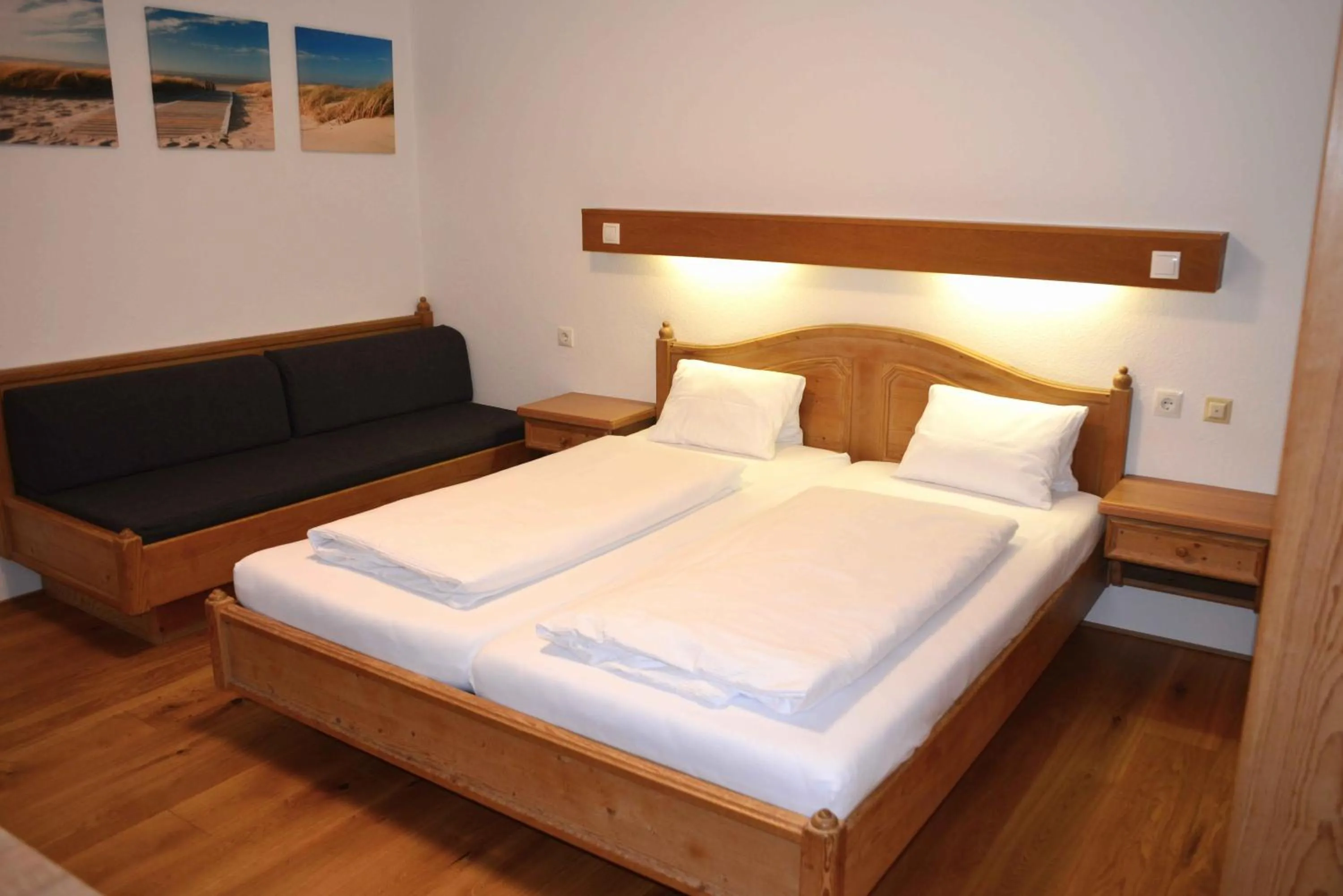 Bed in Hotel Andreas Hofer