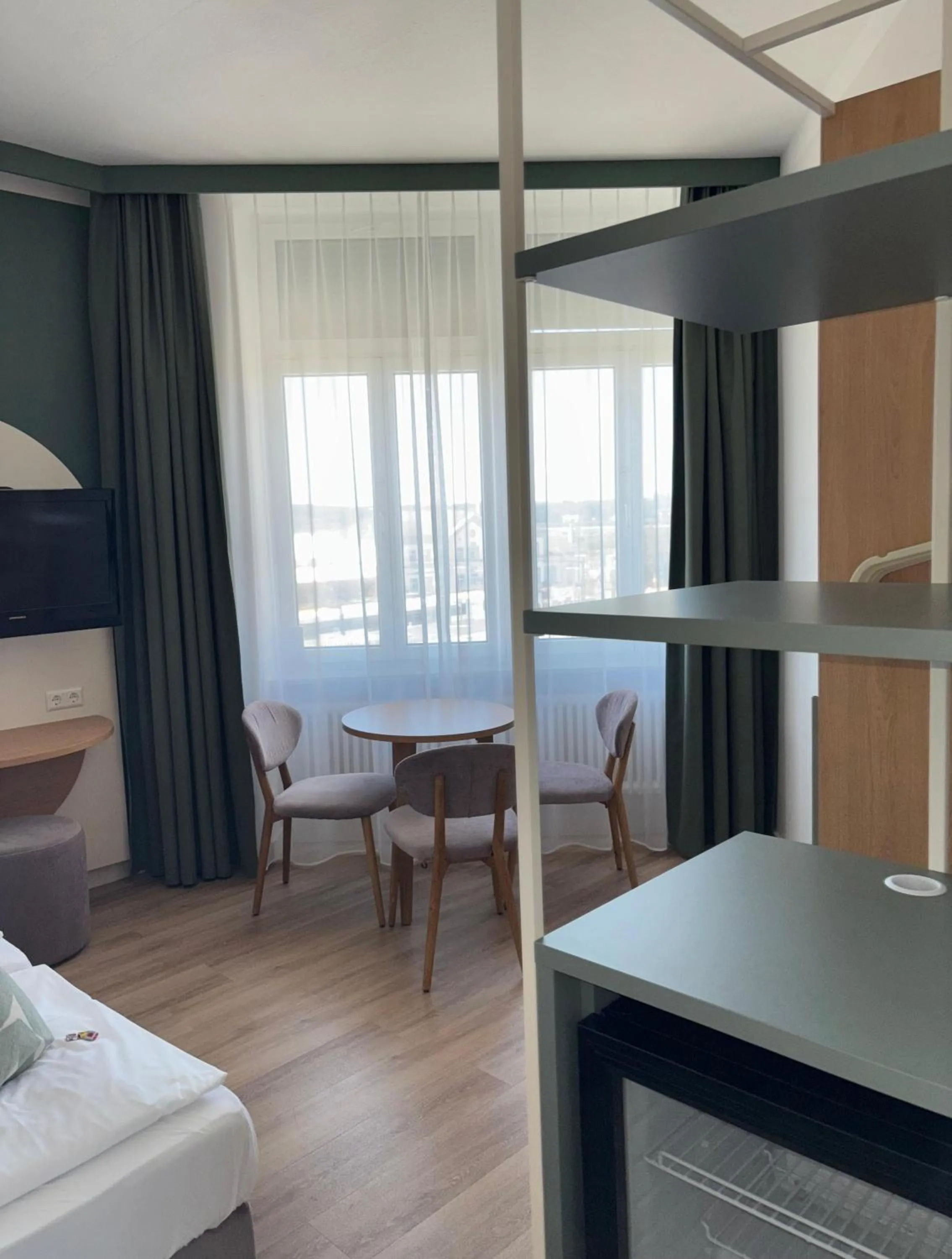 Bed in Gästehaus Centro in Konstanz