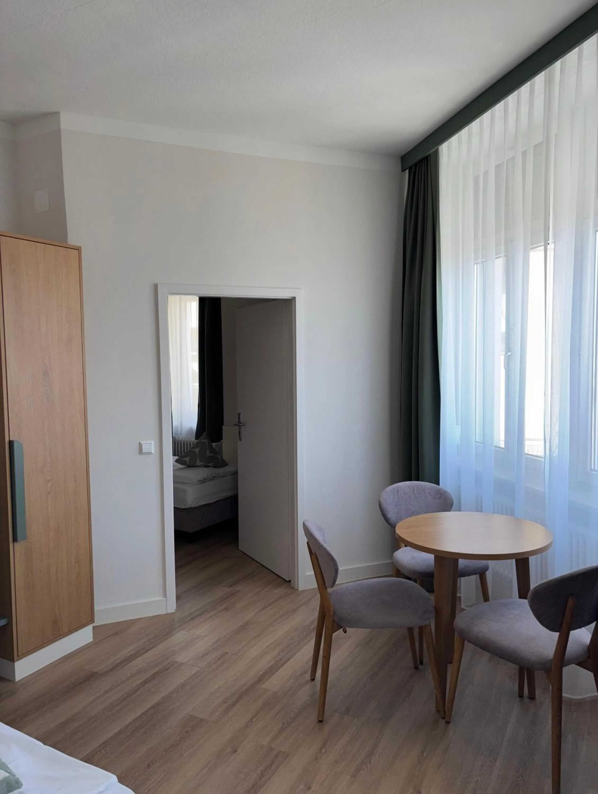 Bed in Gästehaus Centro in Konstanz