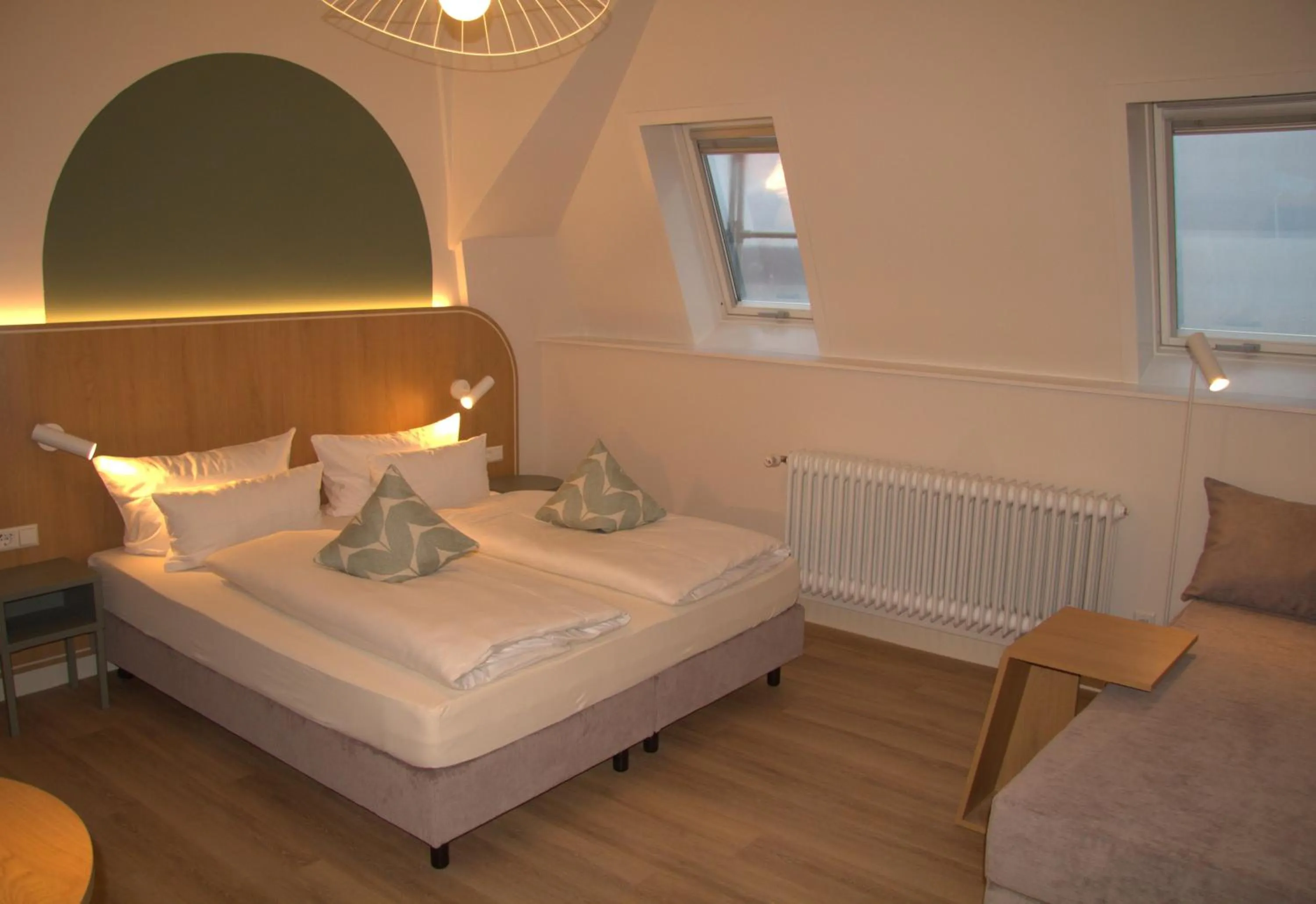 Bed in Gästehaus Centro in Konstanz