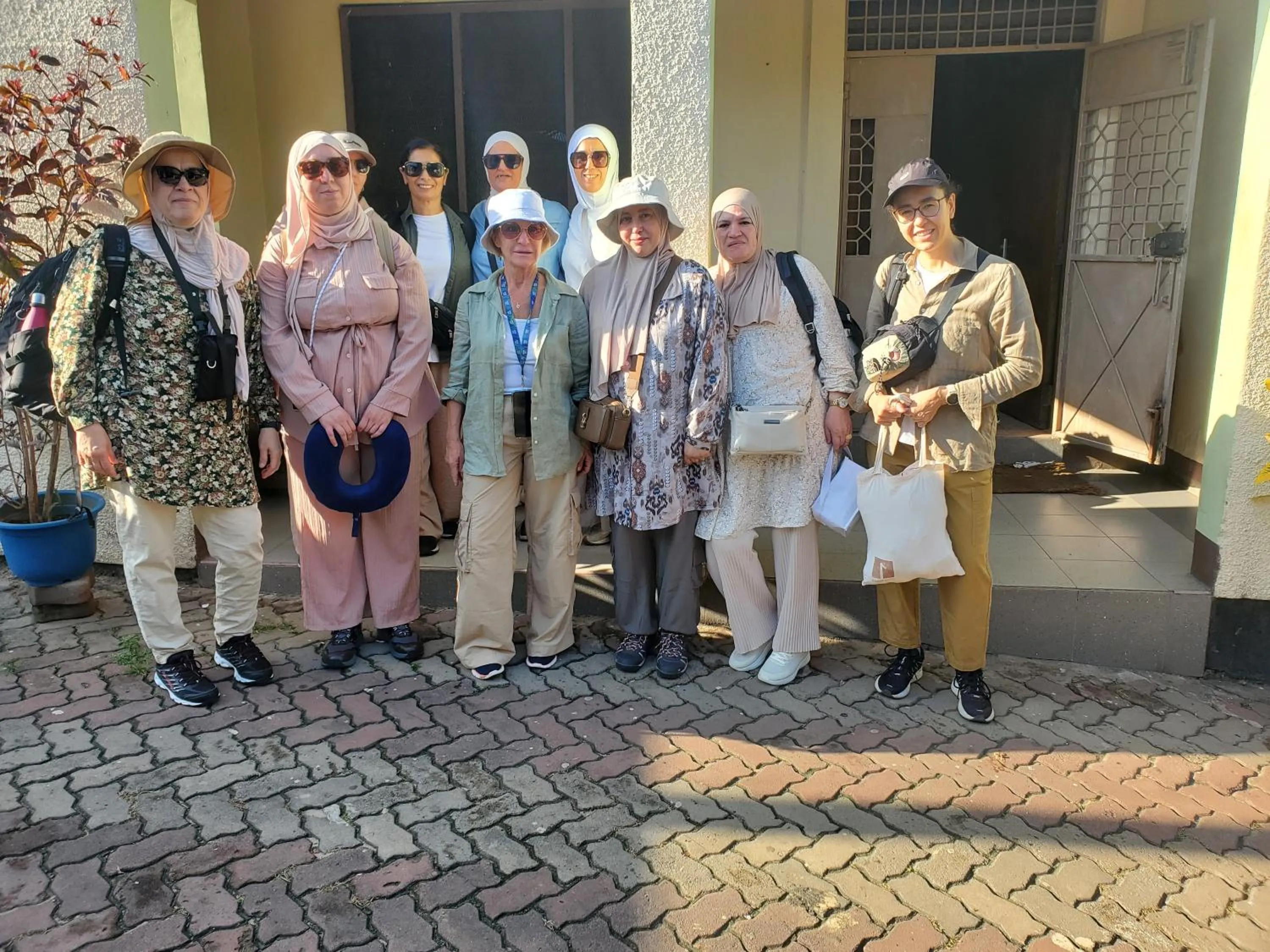 group of guests in L&J Modern Backpackers Kinondoni