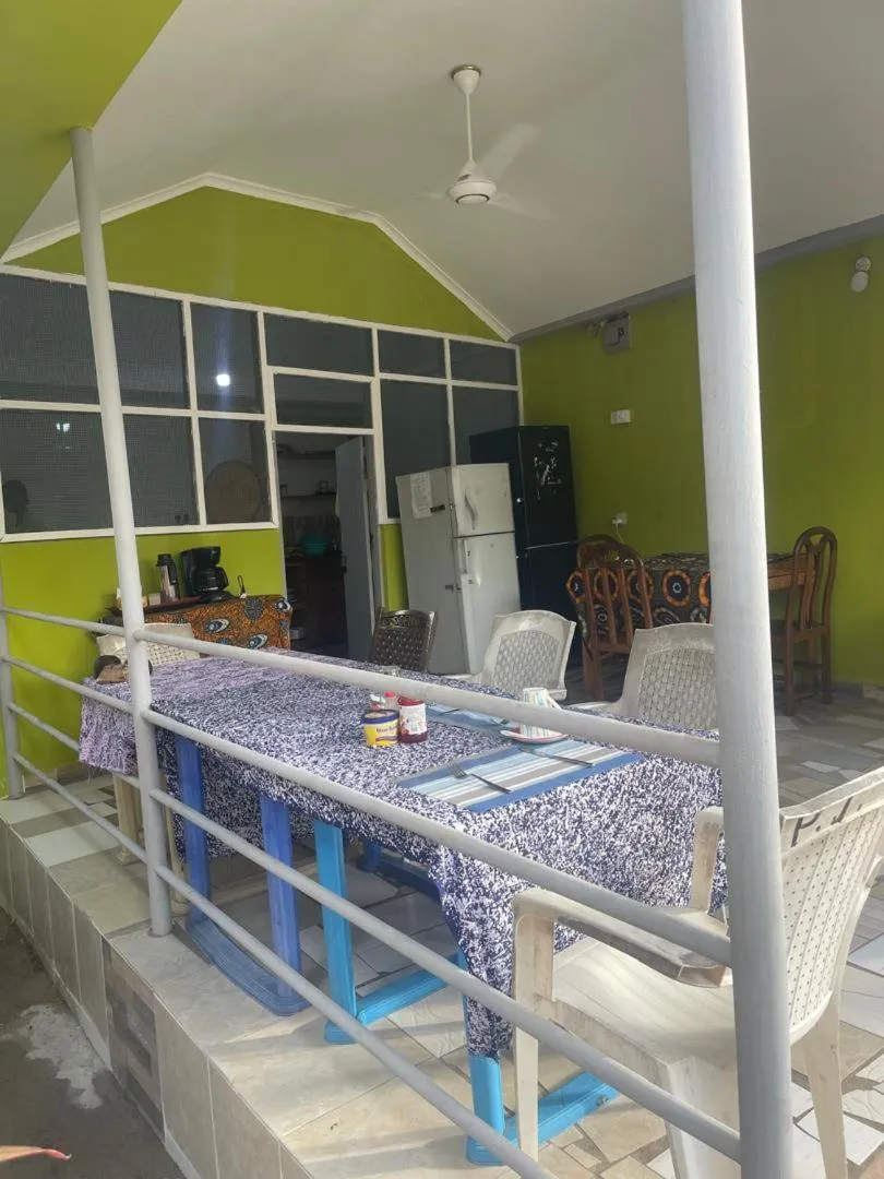 Dining area in L&J Modern Backpackers Kinondoni