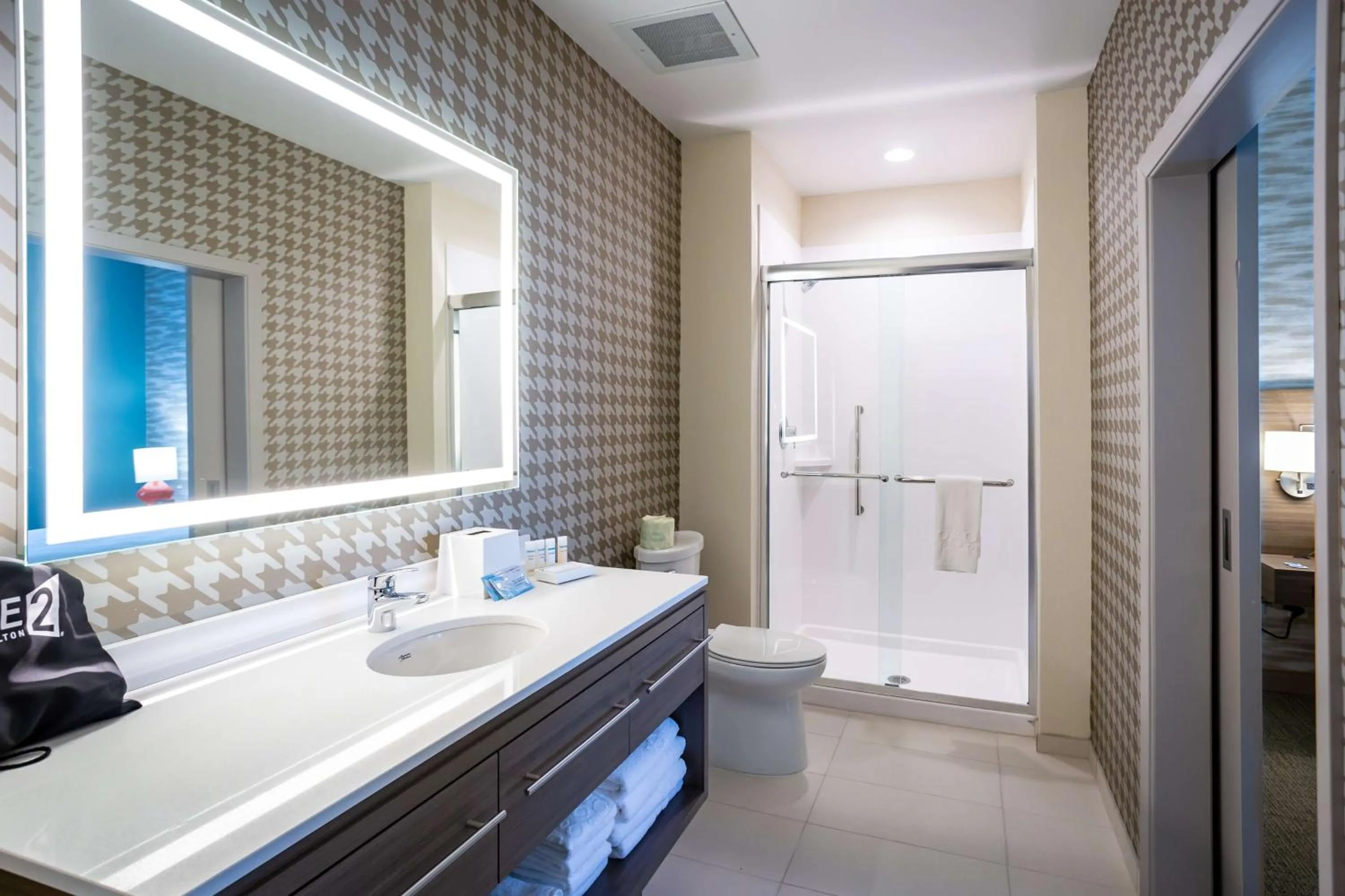 Bathroom in Home2 Suites by Hilton Pflugerville, TX