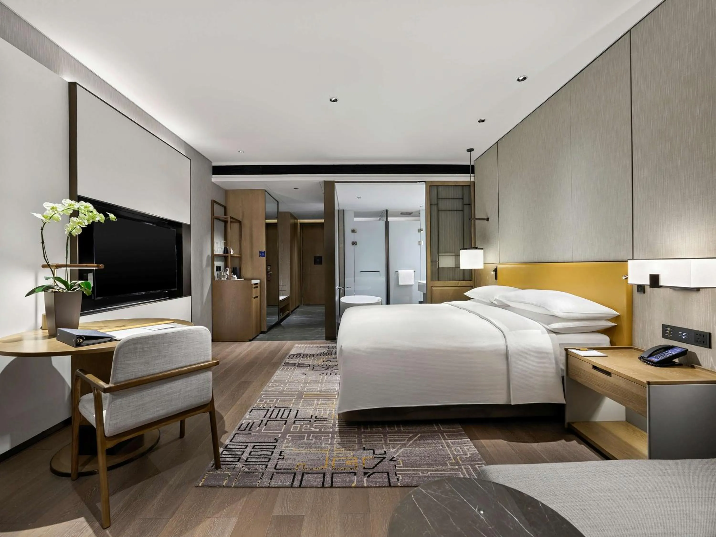 Bedroom, Bed in Hilton Jiaxing