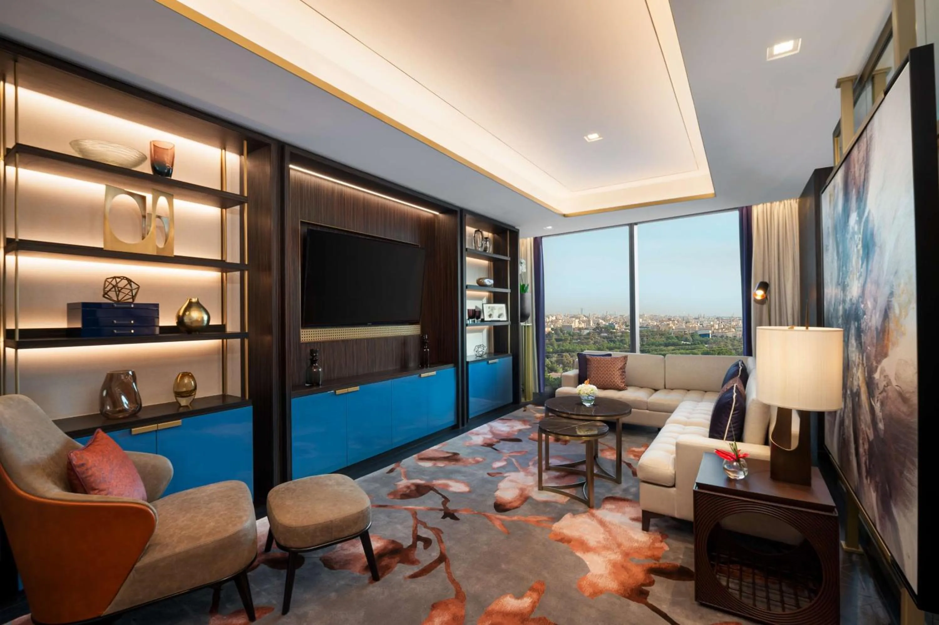 Living room in Waldorf Astoria Kuwait