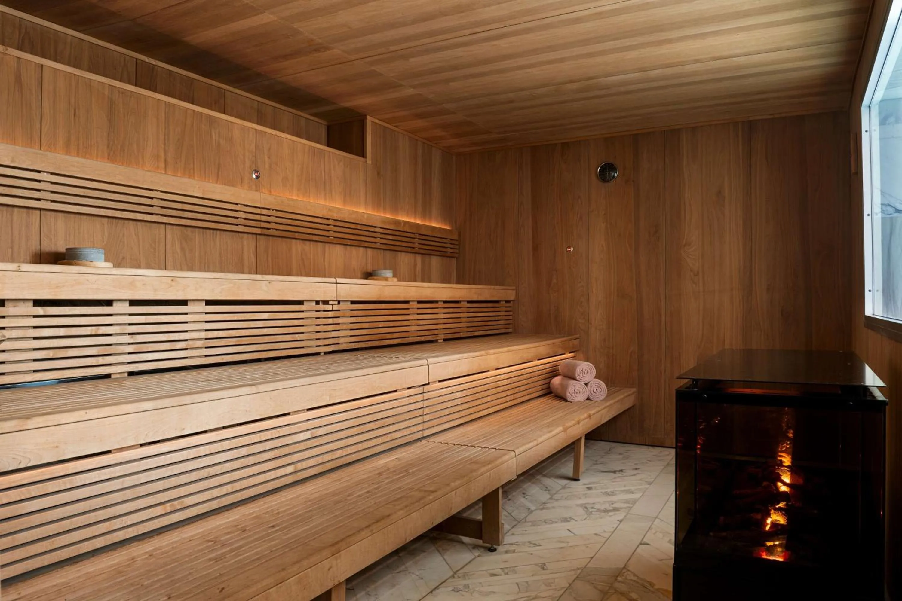 Sauna in Waldorf Astoria Kuwait