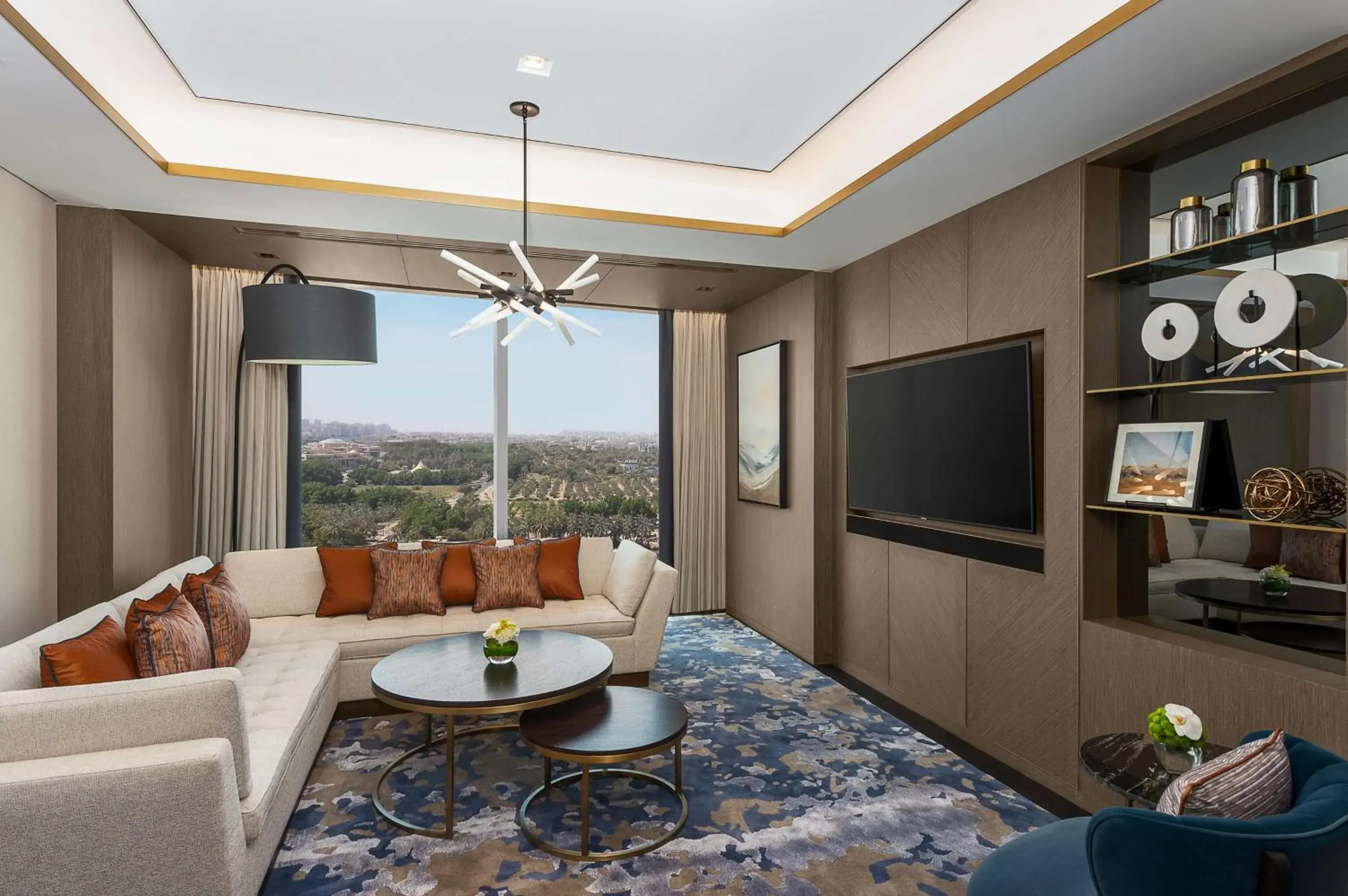 One-Bedroom Deluxe Ikaros King Suite in Waldorf Astoria Kuwait One-Bedroom Deluxe Ikaros King Suite in Waldorf Astoria Kuwait