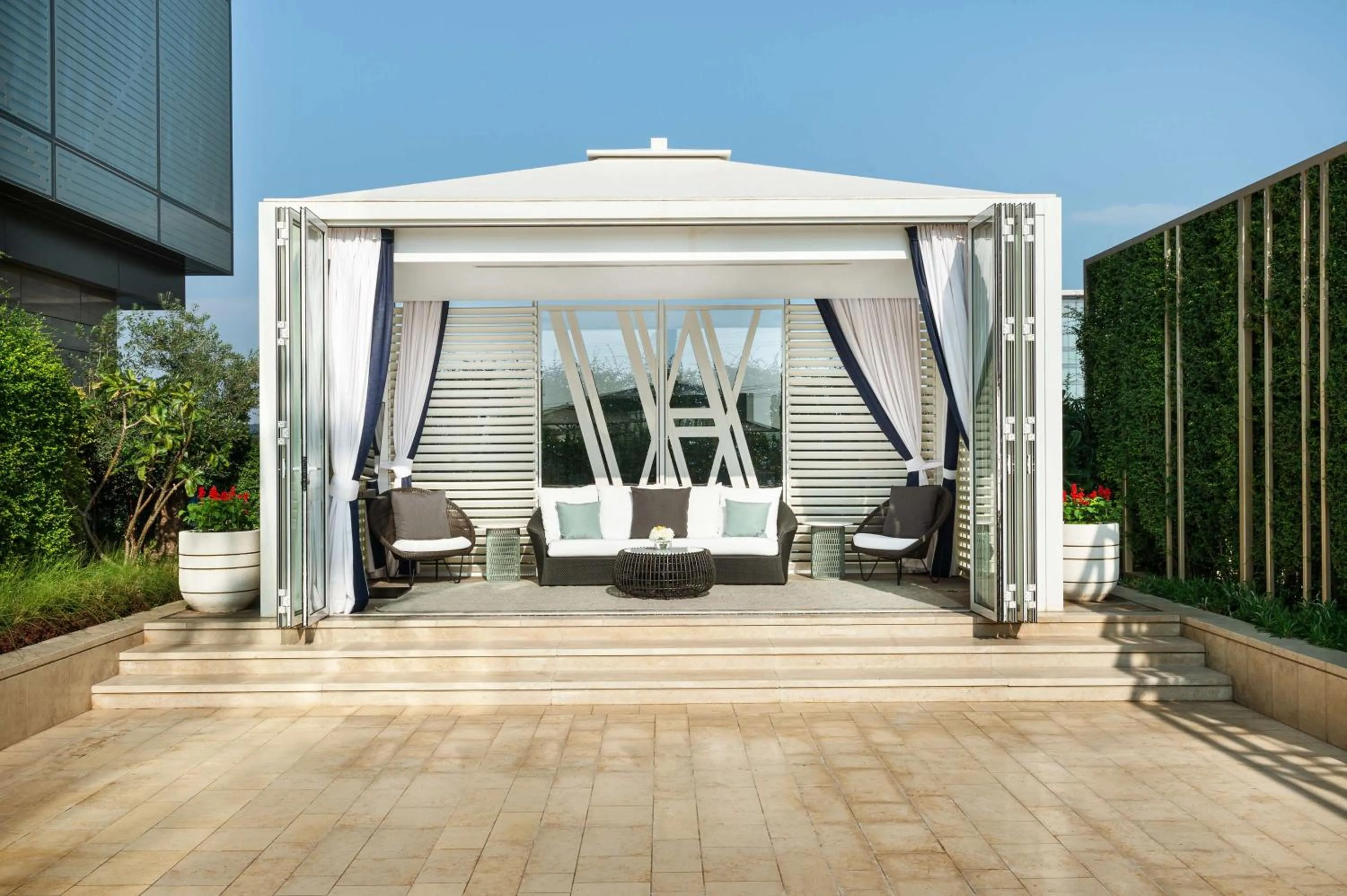 Pool view in Waldorf Astoria Kuwait