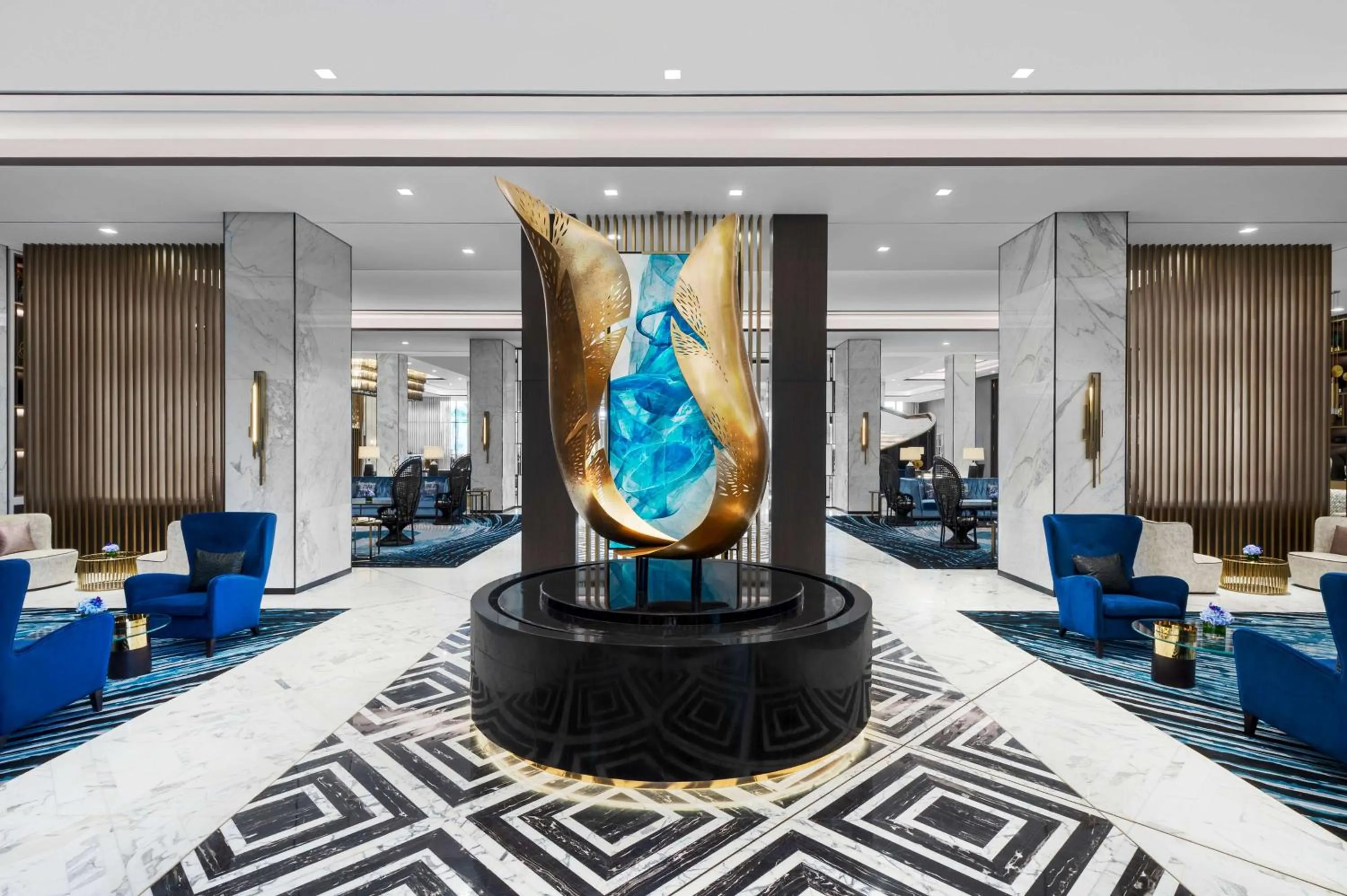 Lobby or reception in Waldorf Astoria Kuwait