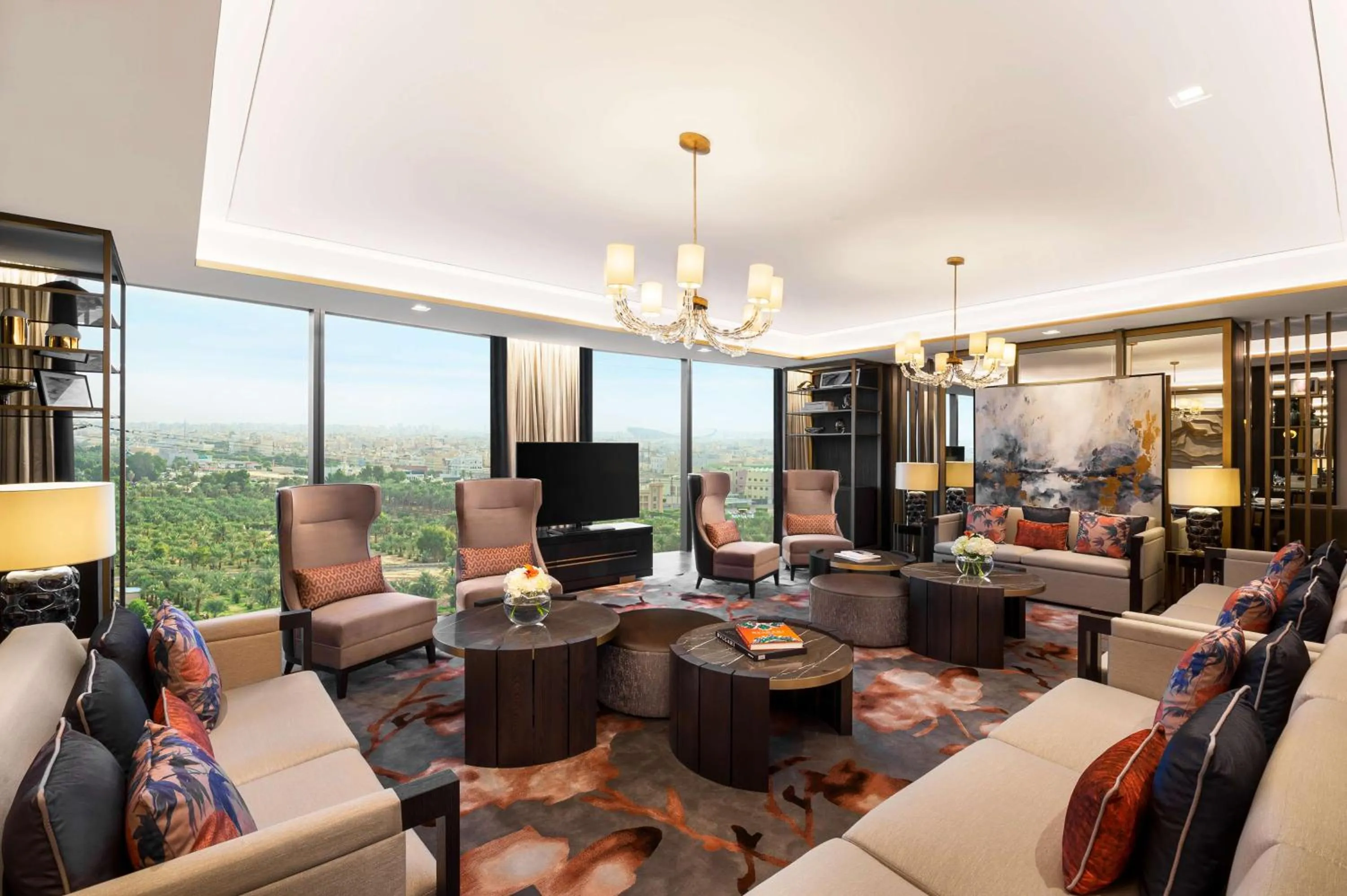 Living room in Waldorf Astoria Kuwait