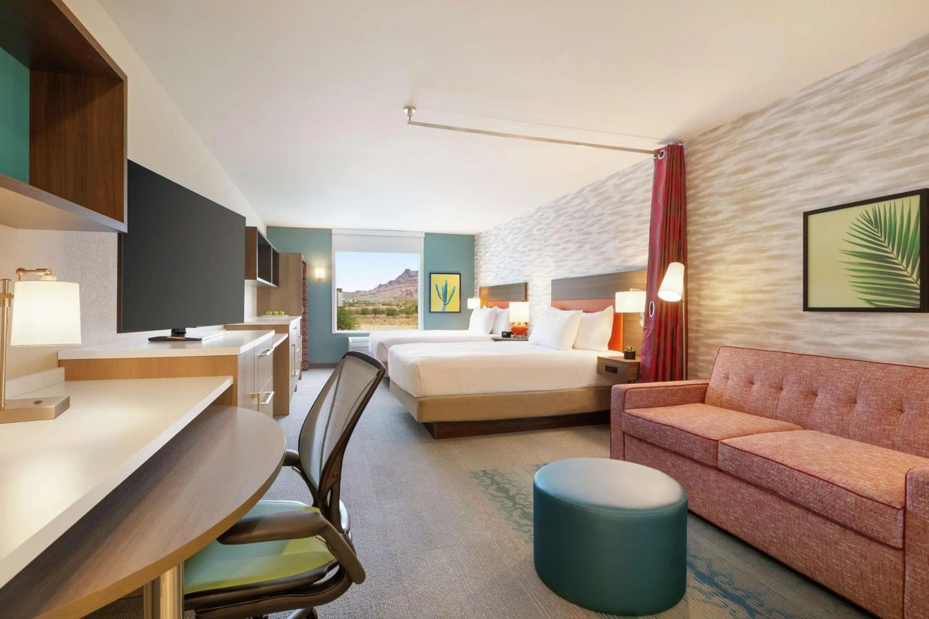 Bedroom, Bed in Home2 Suites By Hilton Mesa Longbow, Az