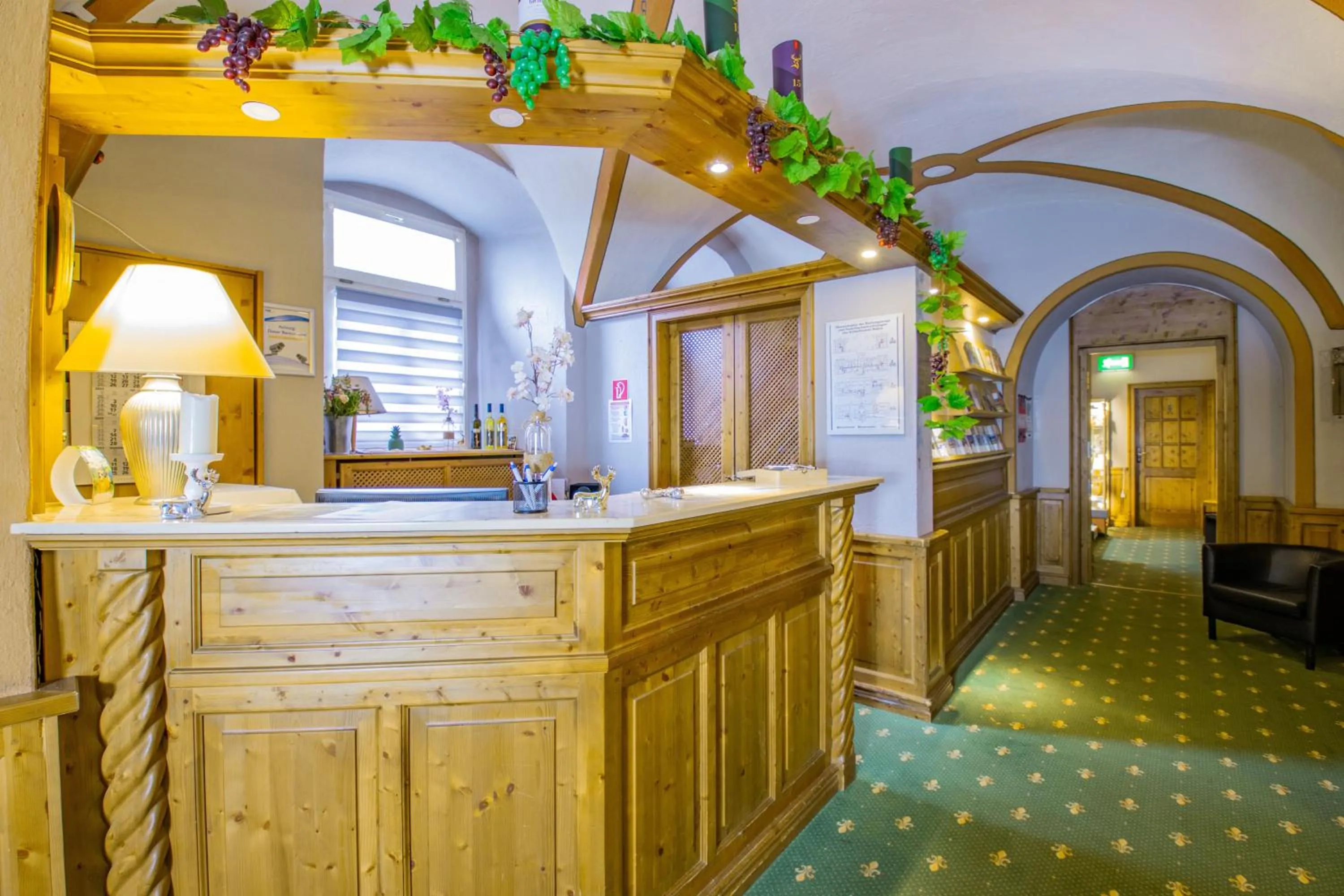 Lobby or reception in Hotel Schloss Nebra
