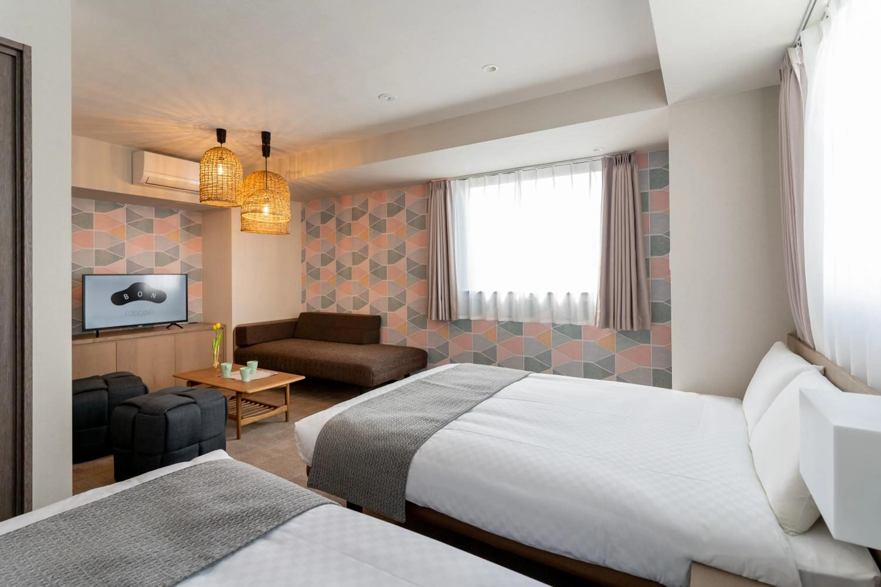 Photo of the whole room, Bed in BON Kyoto Kiyomizu