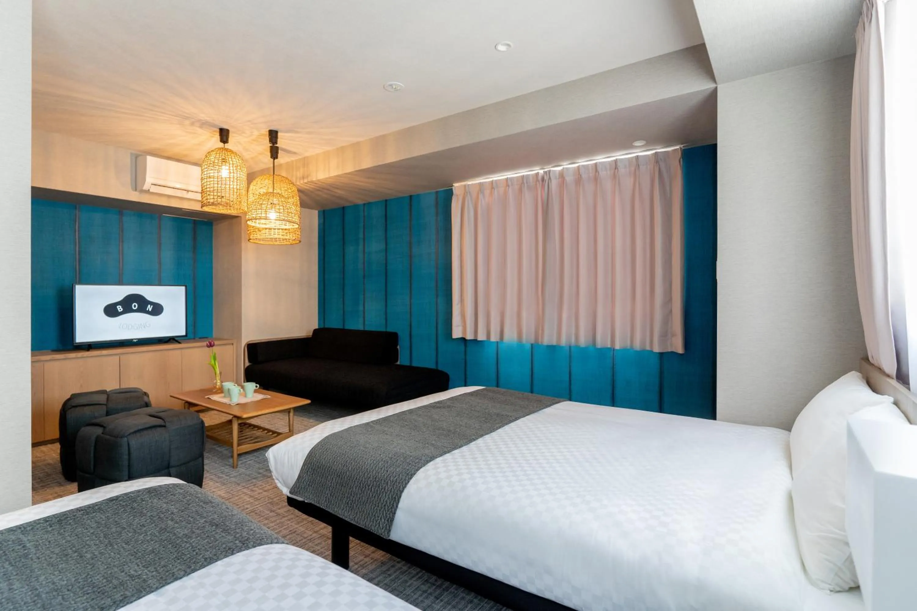 Photo of the whole room, Bed in BON Kyoto Kiyomizu