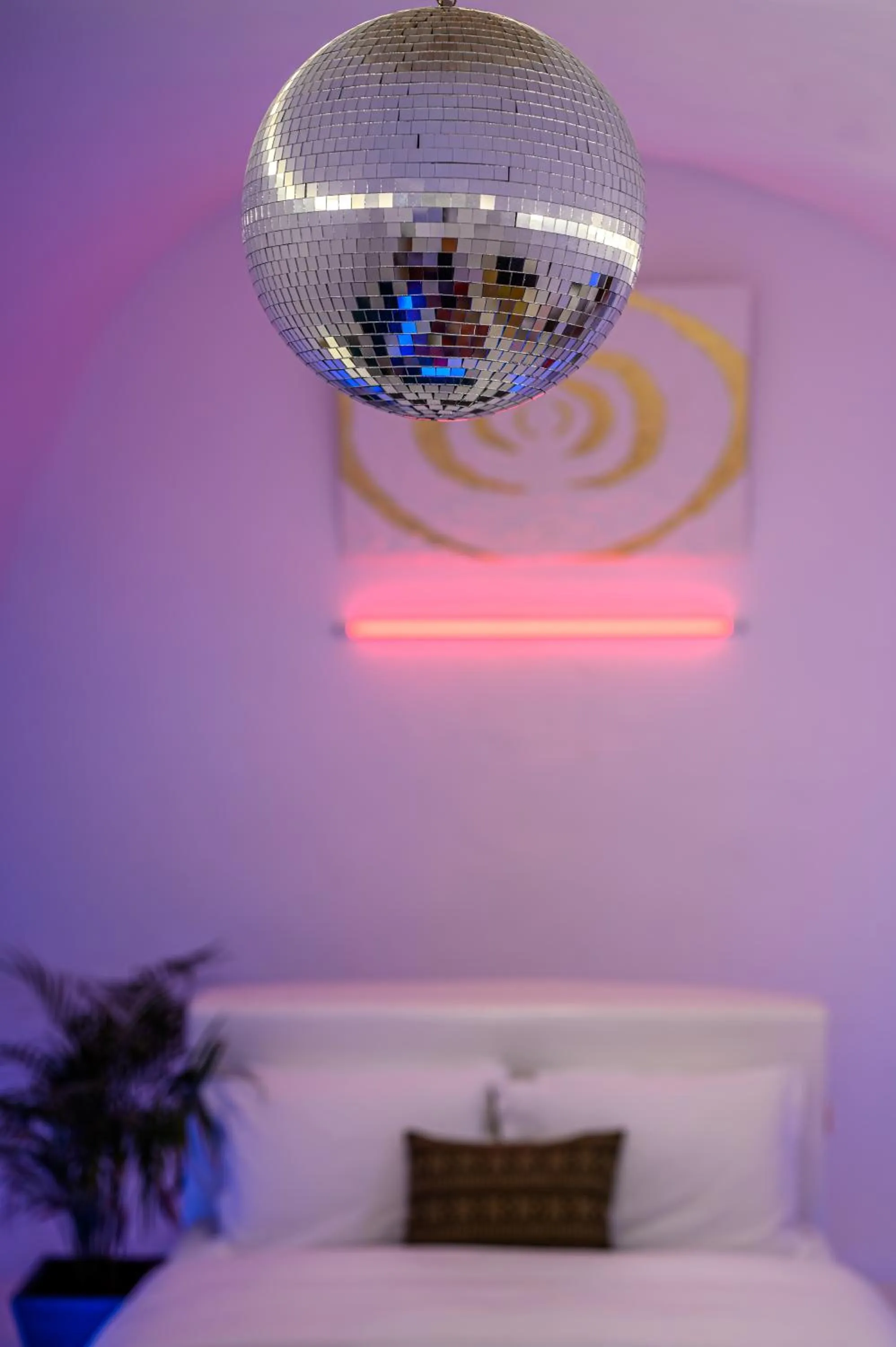 Decorative detail, Bed in Canyon Santorini