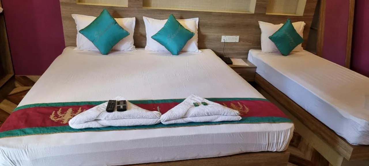 Photo of the whole room, Bed in HOTEL SHREESH (NEIL)