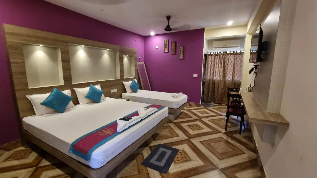 Photo of the whole room, Bed in HOTEL SHREESH (NEIL)