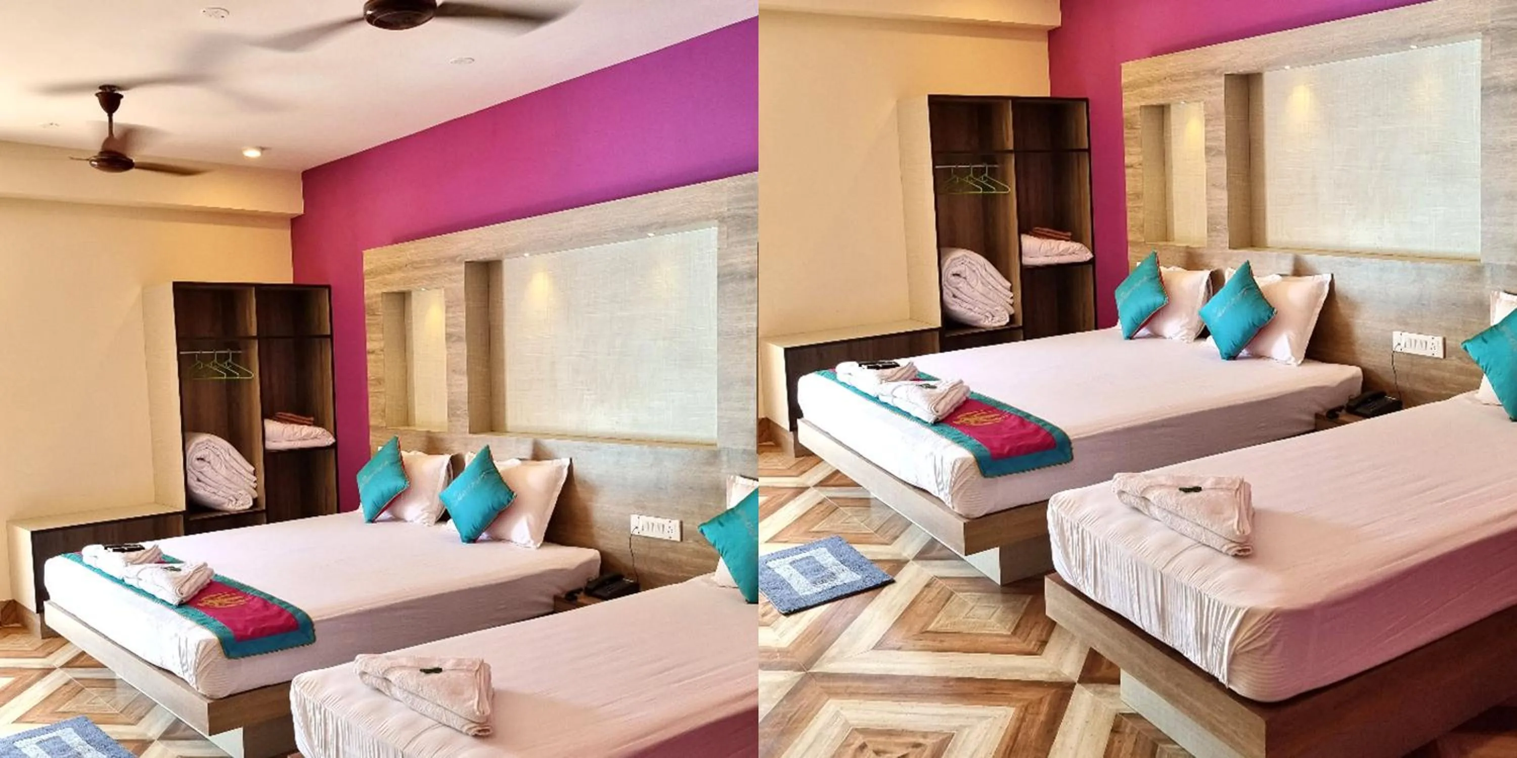 Photo of the whole room, Bed in HOTEL SHREESH (NEIL)