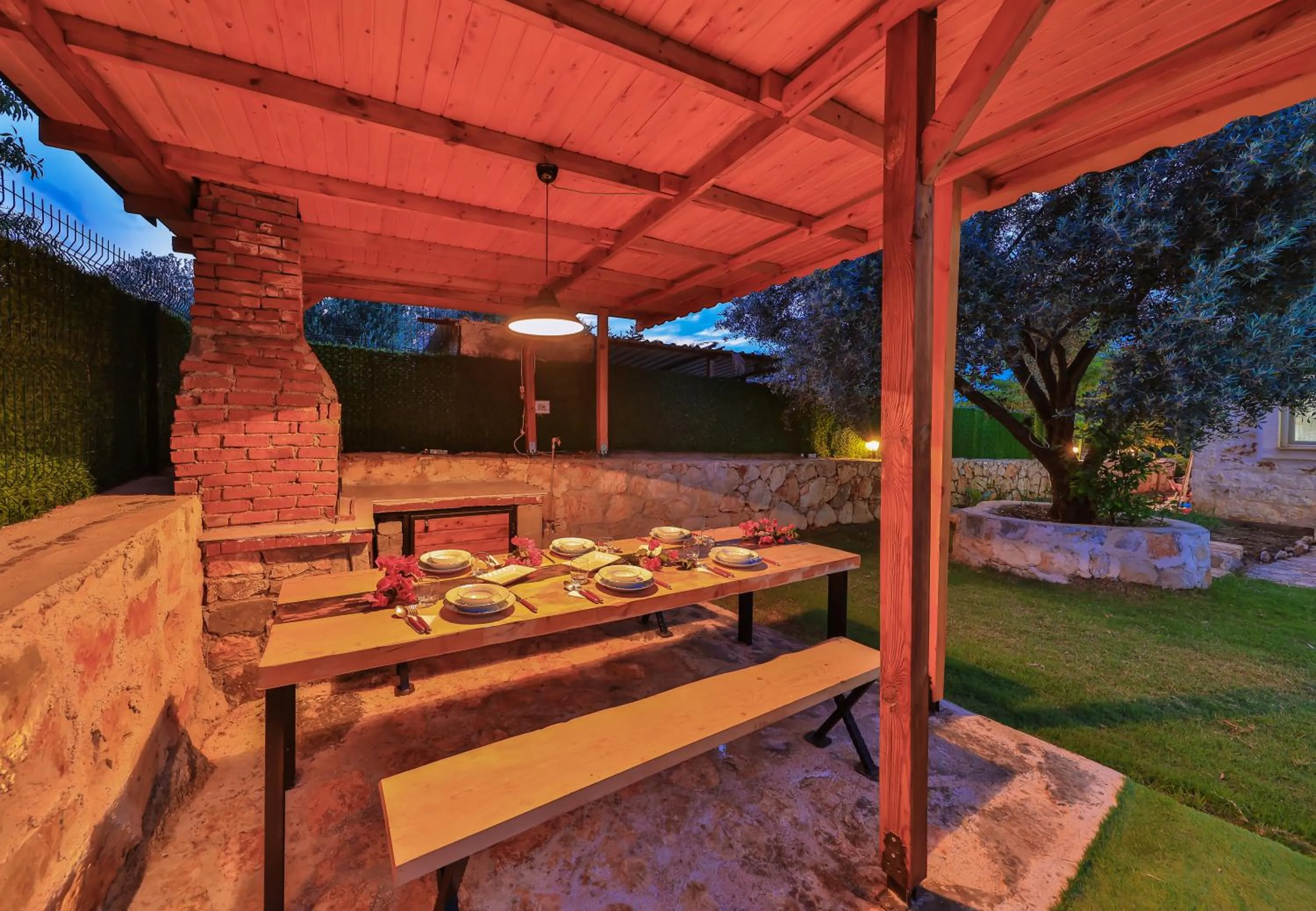 BBQ facilities in Villa Candan Kaş