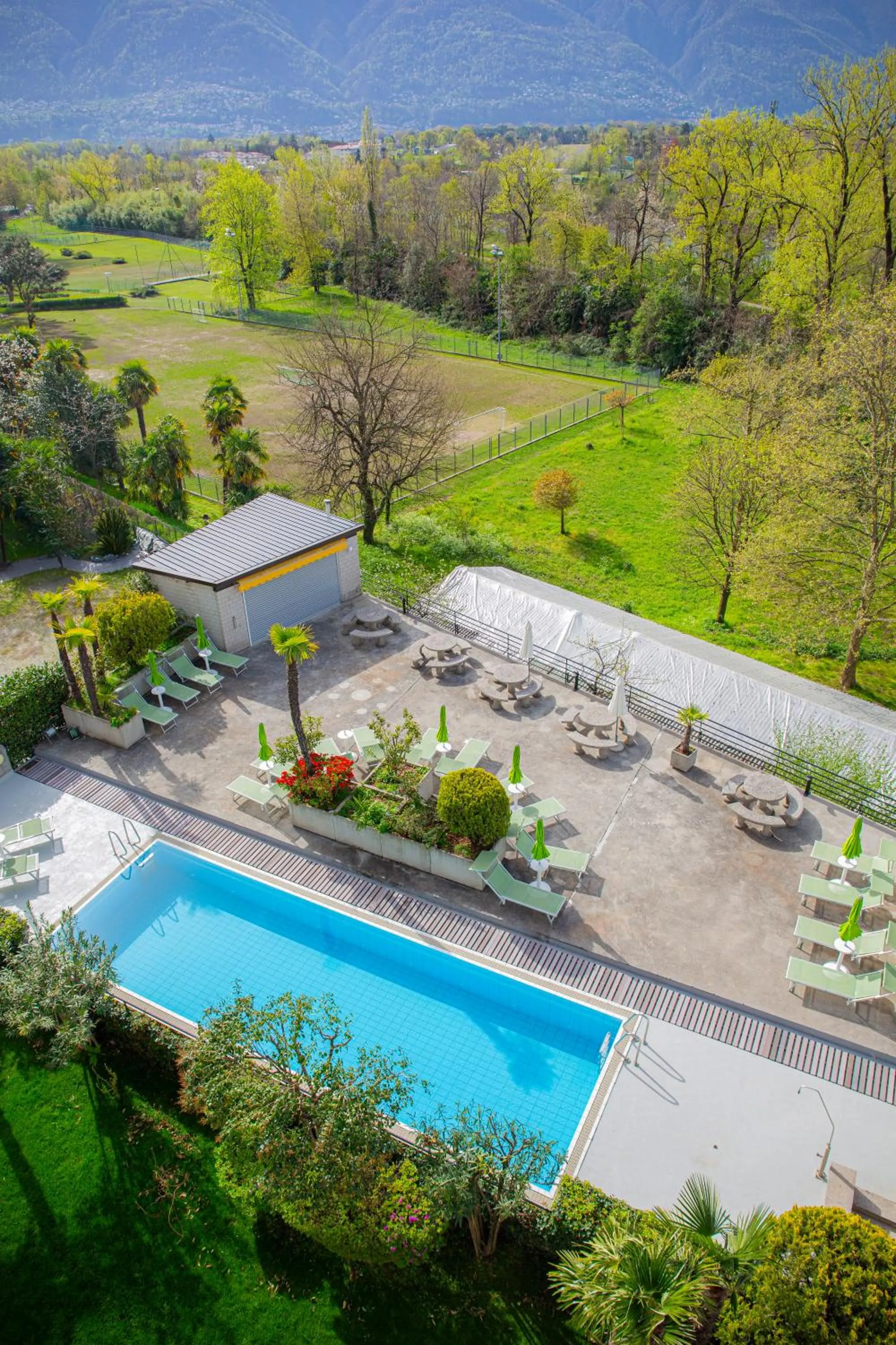 River view in Hotel Nessi Locarno