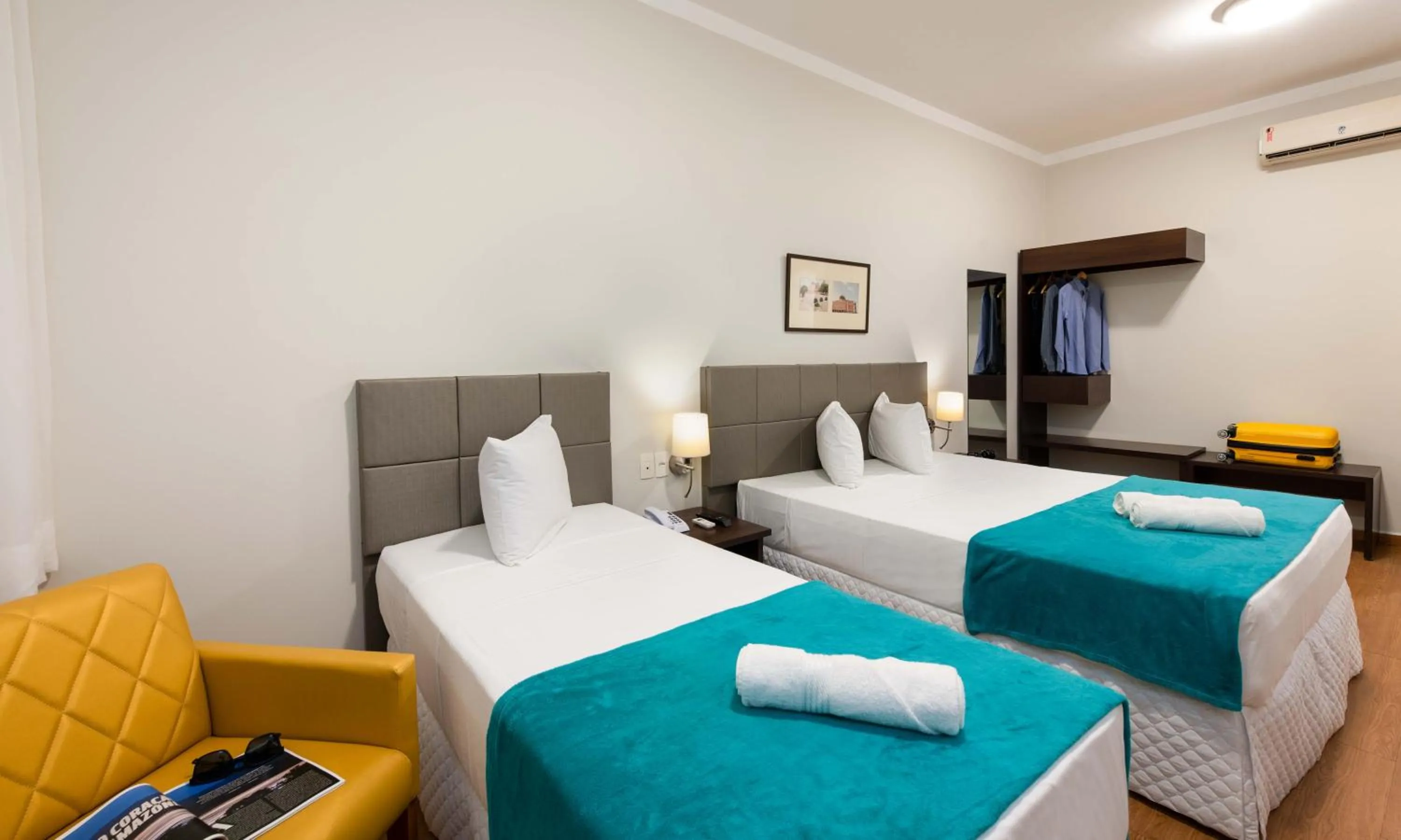 Bed in Mural Living Hotel Manaus