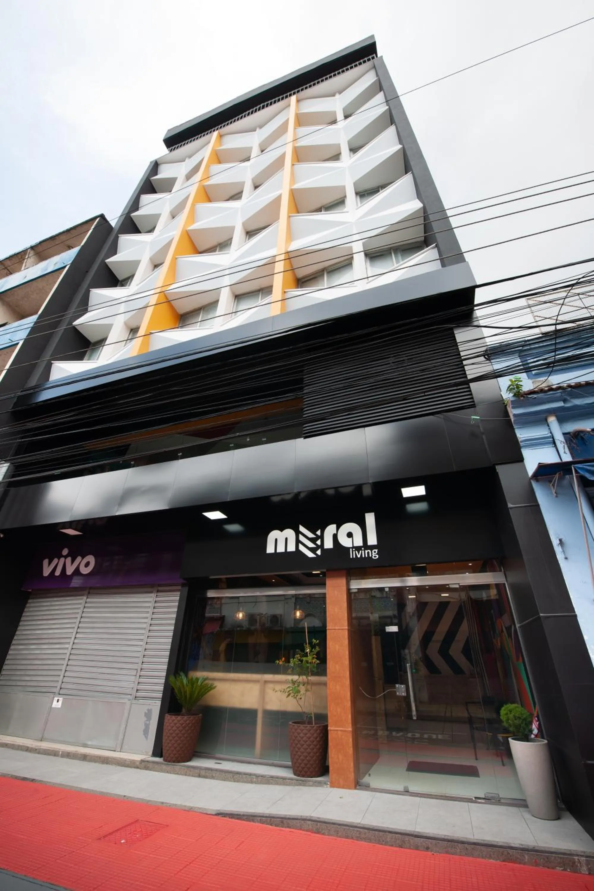 Property building in Mural Living Hotel Manaus