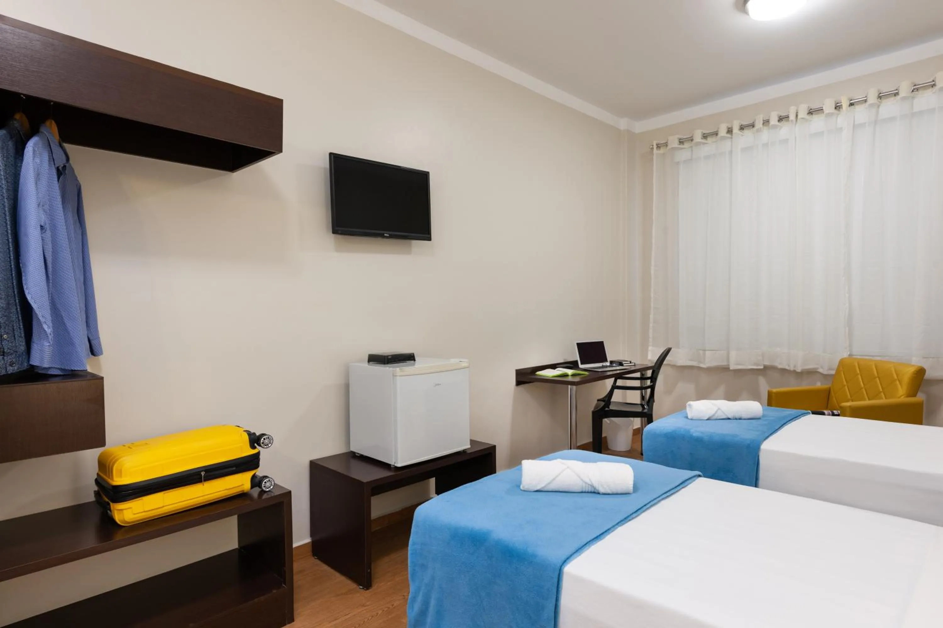 Bed in Mural Living Hotel Manaus