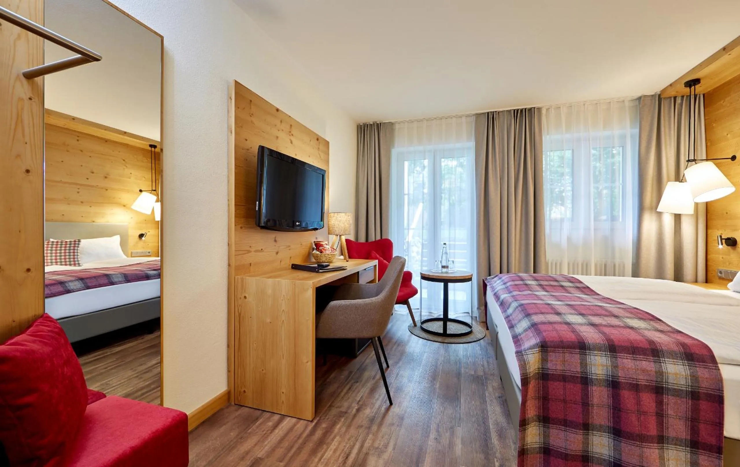 Bedroom, Bed in Berghotel Hammersbach, Sure Hotel Collection by Best Western