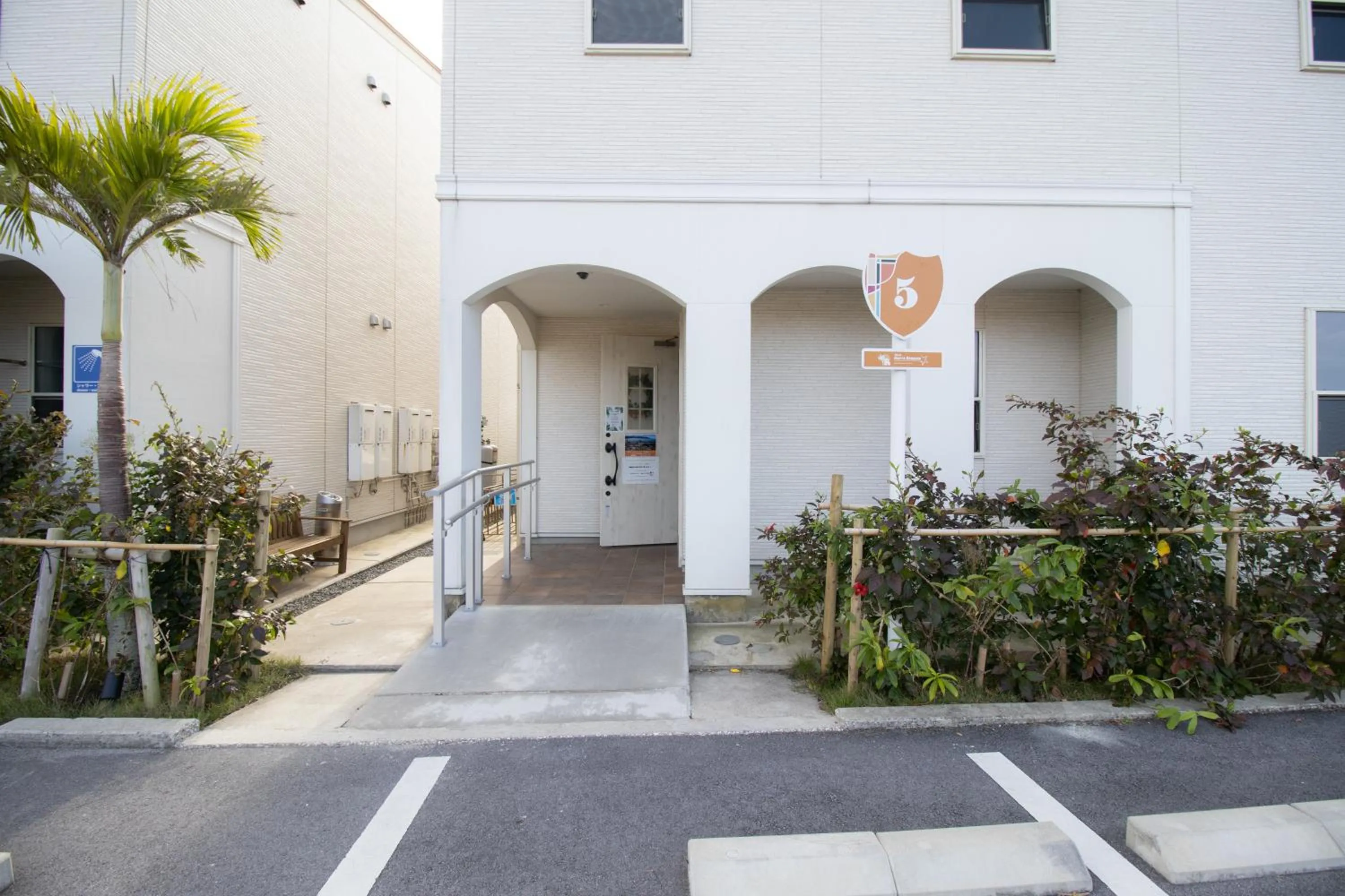 Facade/entrance in Hotel Santa Barbara Miyakojima Resort