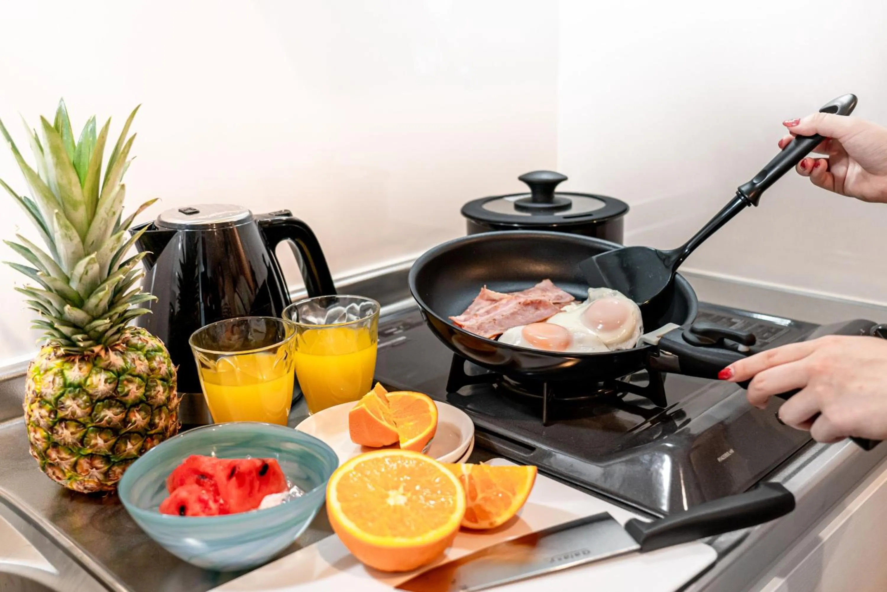 Kitchen or kitchenette in Hotel Santa Barbara Miyakojima Resort