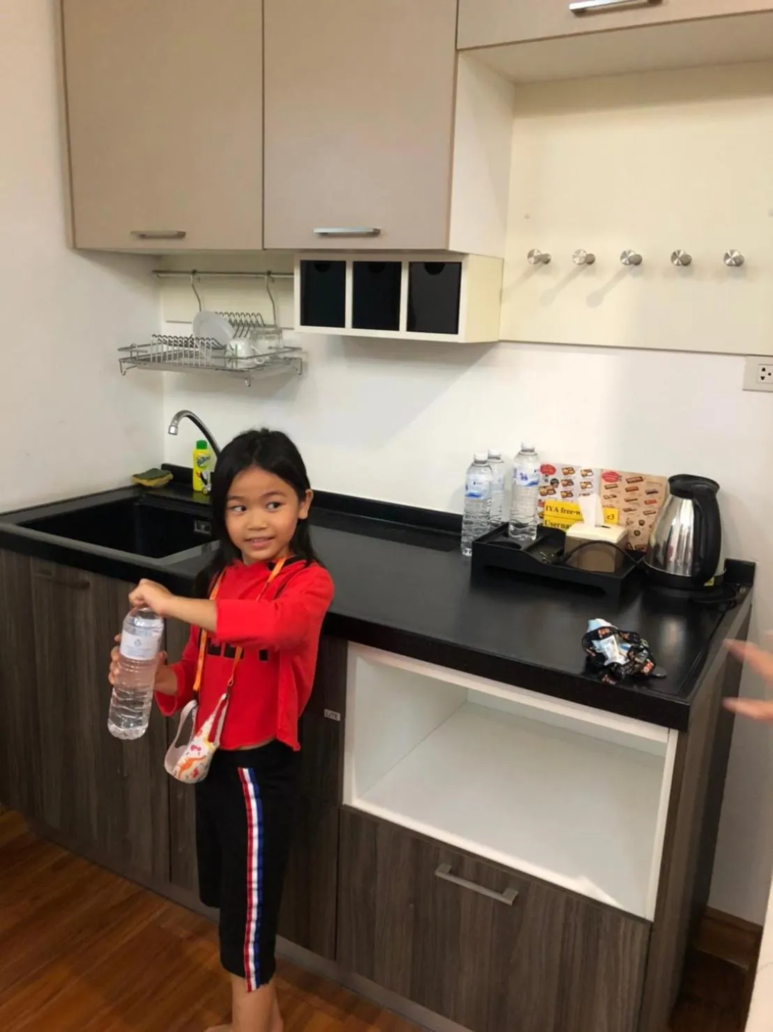 Kitchen or kitchenette in Hotel IYA