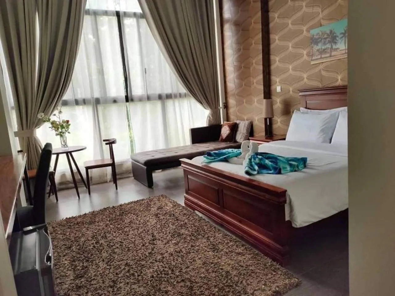 Property building, Bed in Bohol Boutique Hotel