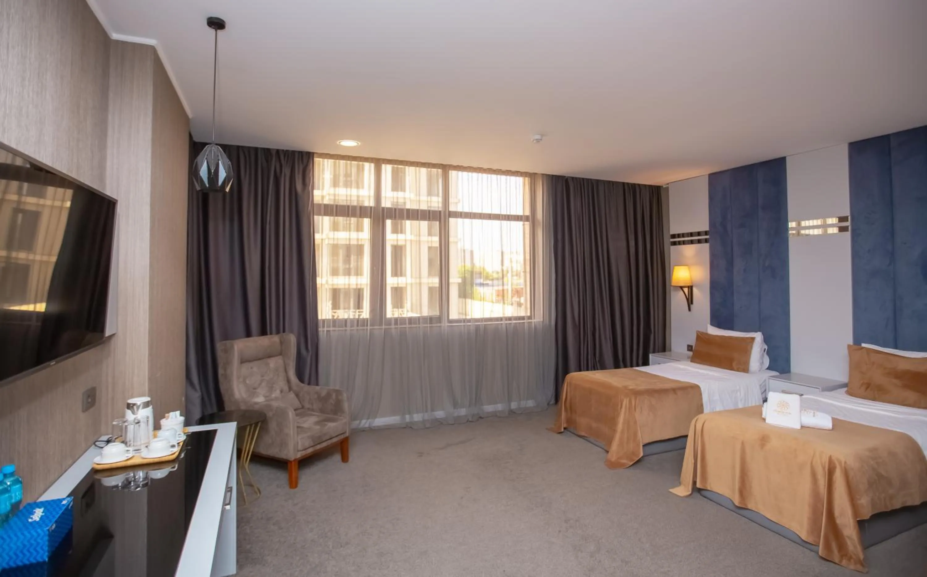 Bed in Premium Park Hotel