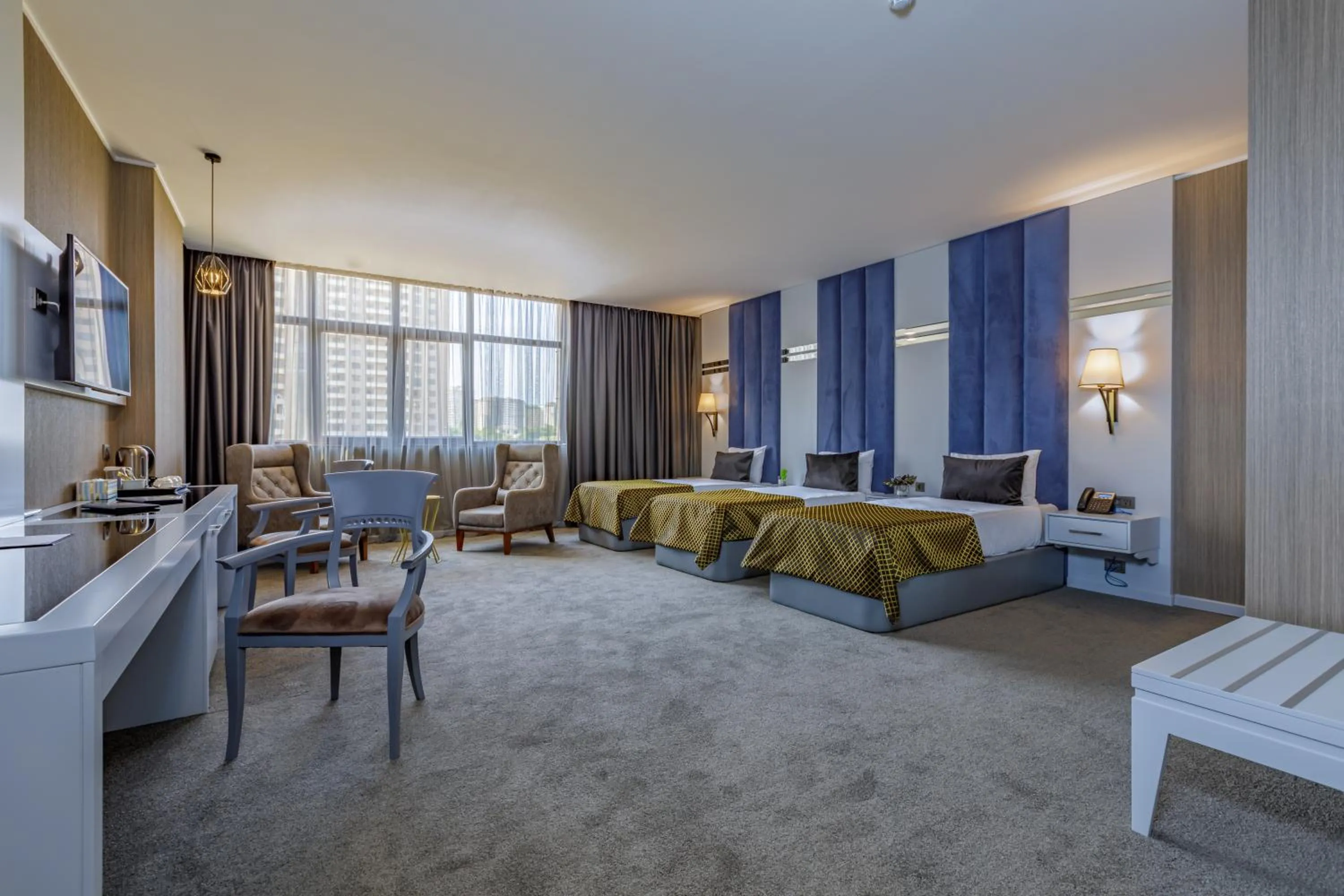 Bed in Premium Park Hotel