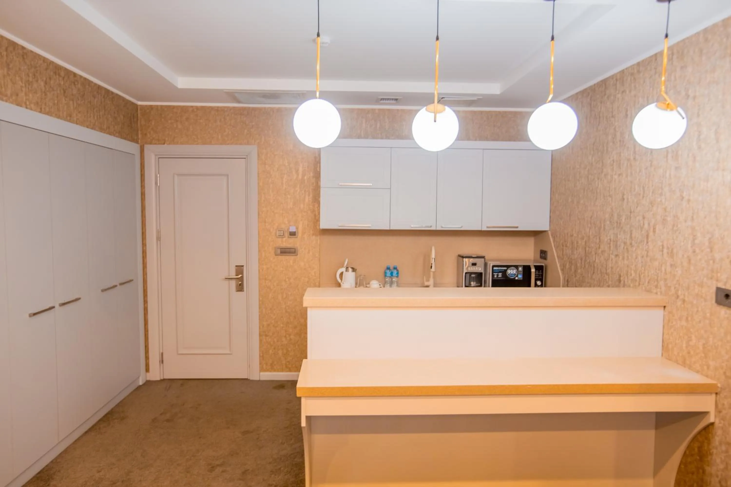 Kitchen or kitchenette in Premium Park Hotel