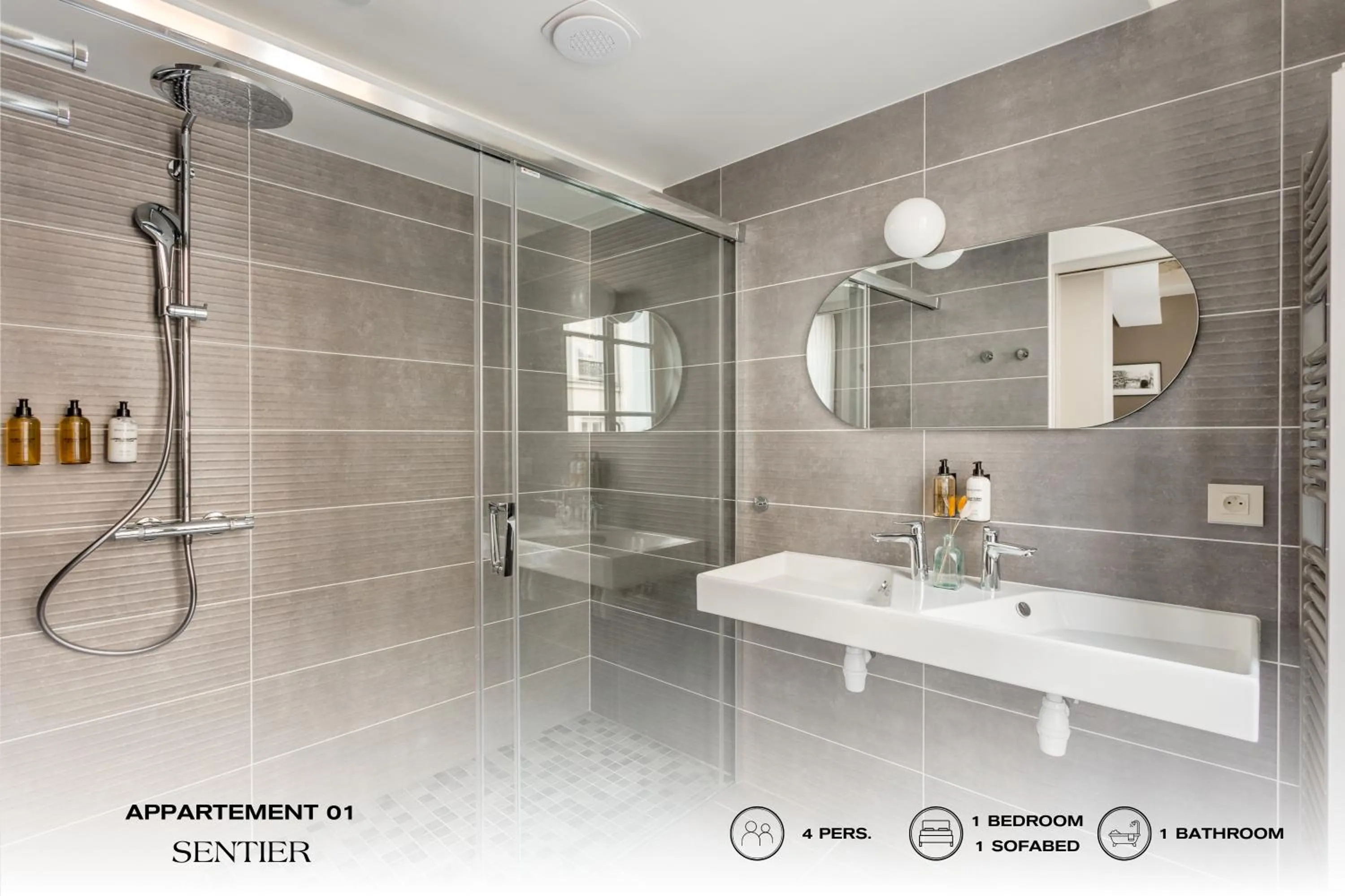 Shower in Beauquartier - Sentier