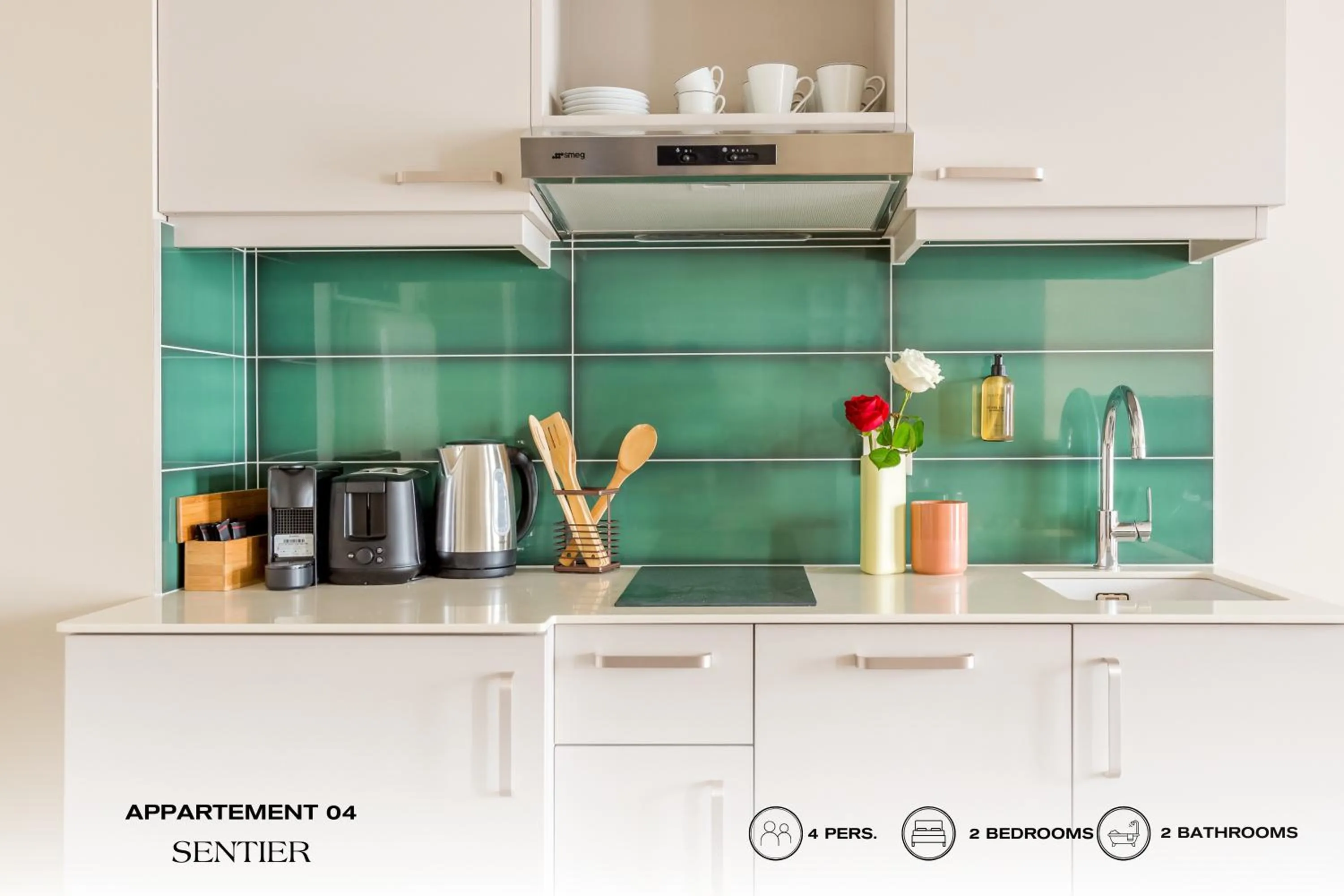 Kitchen or kitchenette in Beauquartier - Sentier