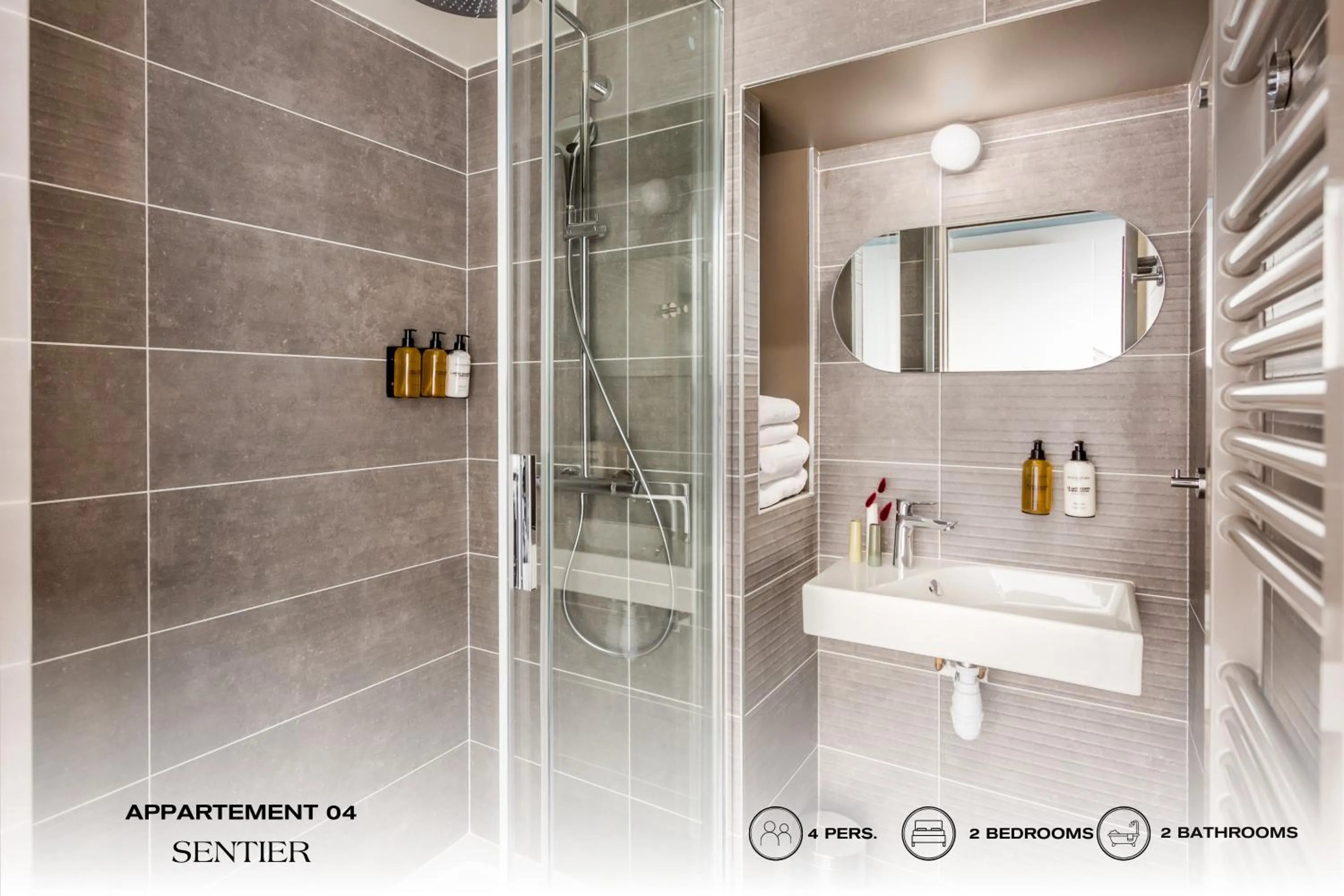 Shower in Beauquartier - Sentier