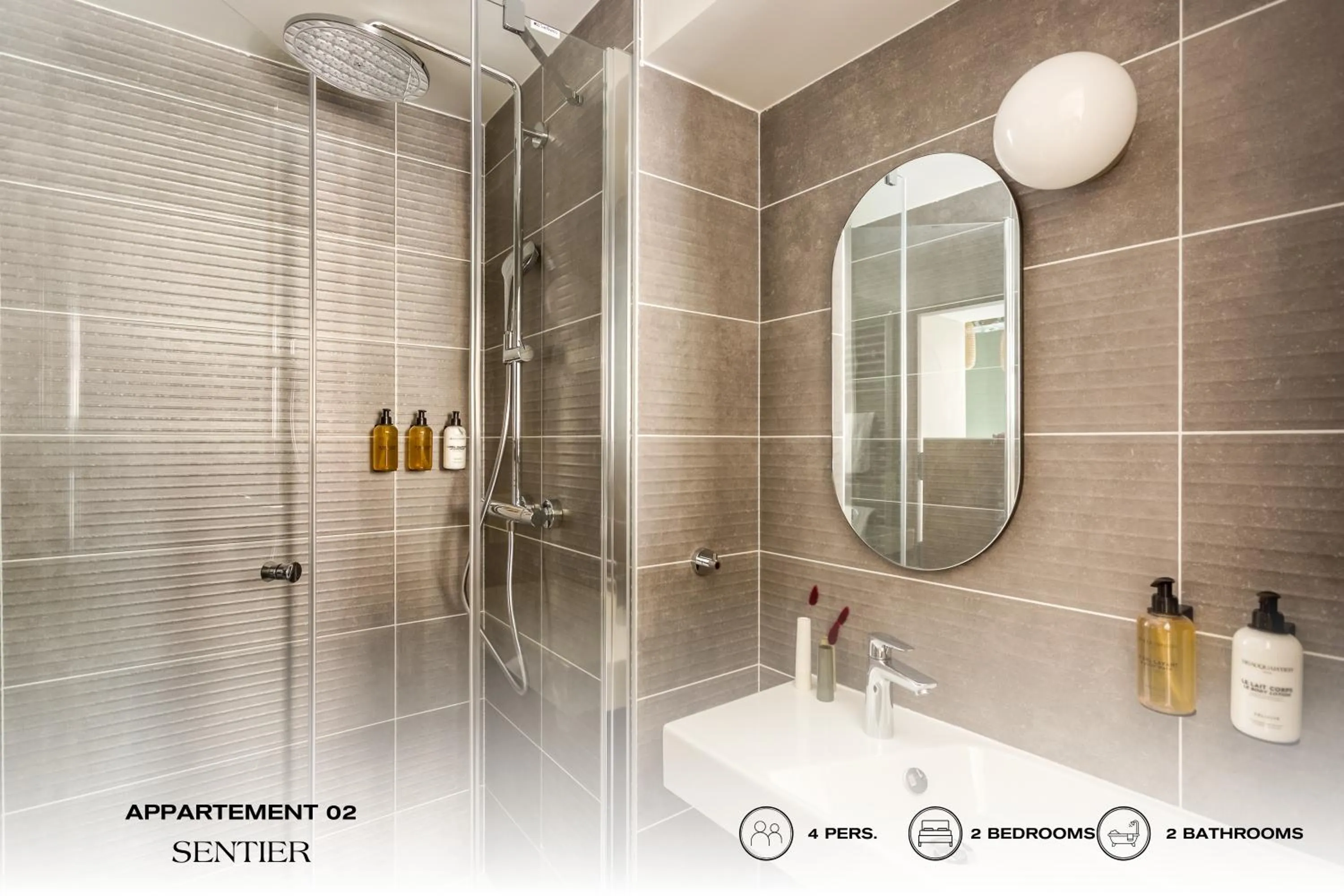 Shower in Beauquartier - Sentier