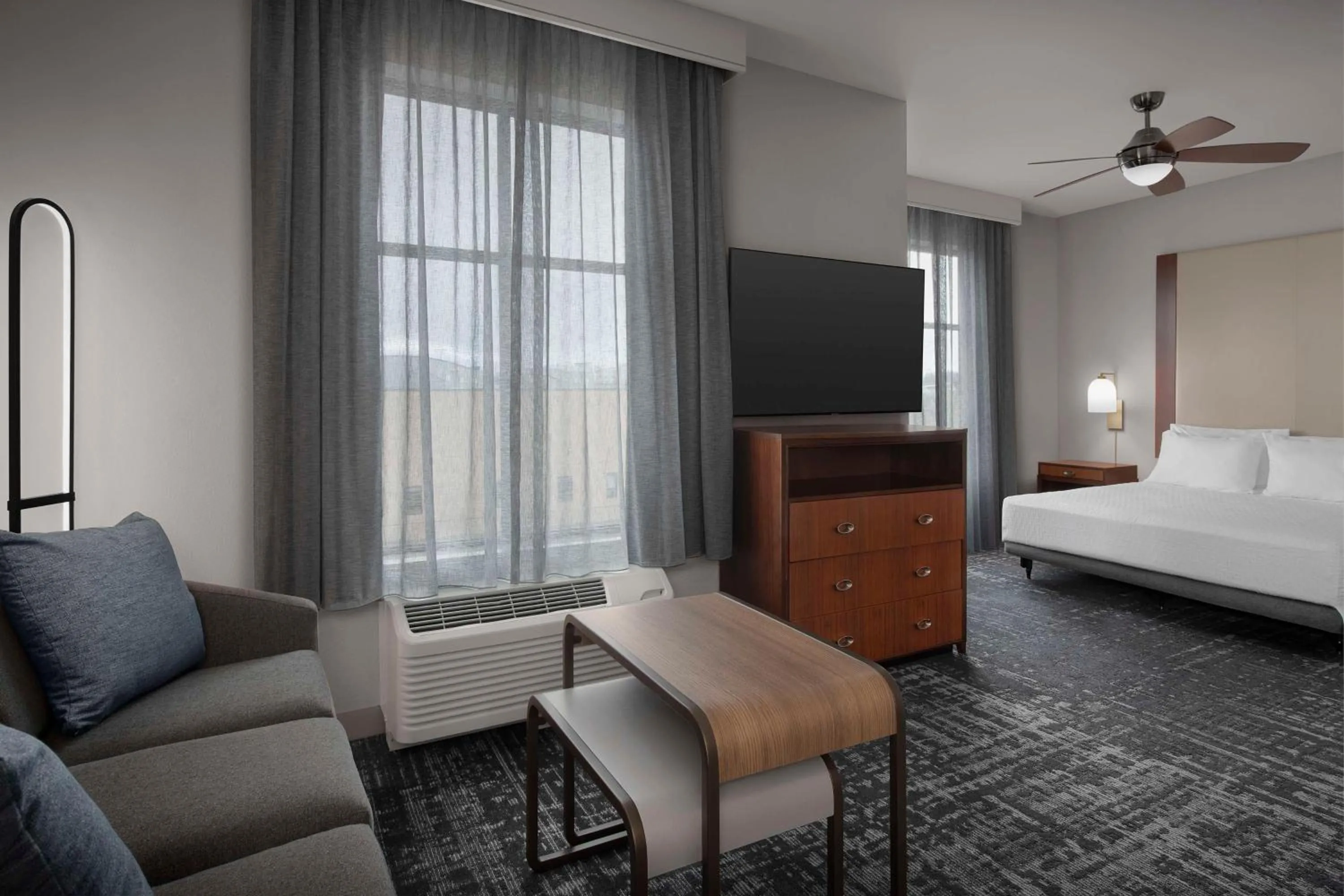 Living room, Bed in Homewood Suites by Hilton Seattle/Lynnwood