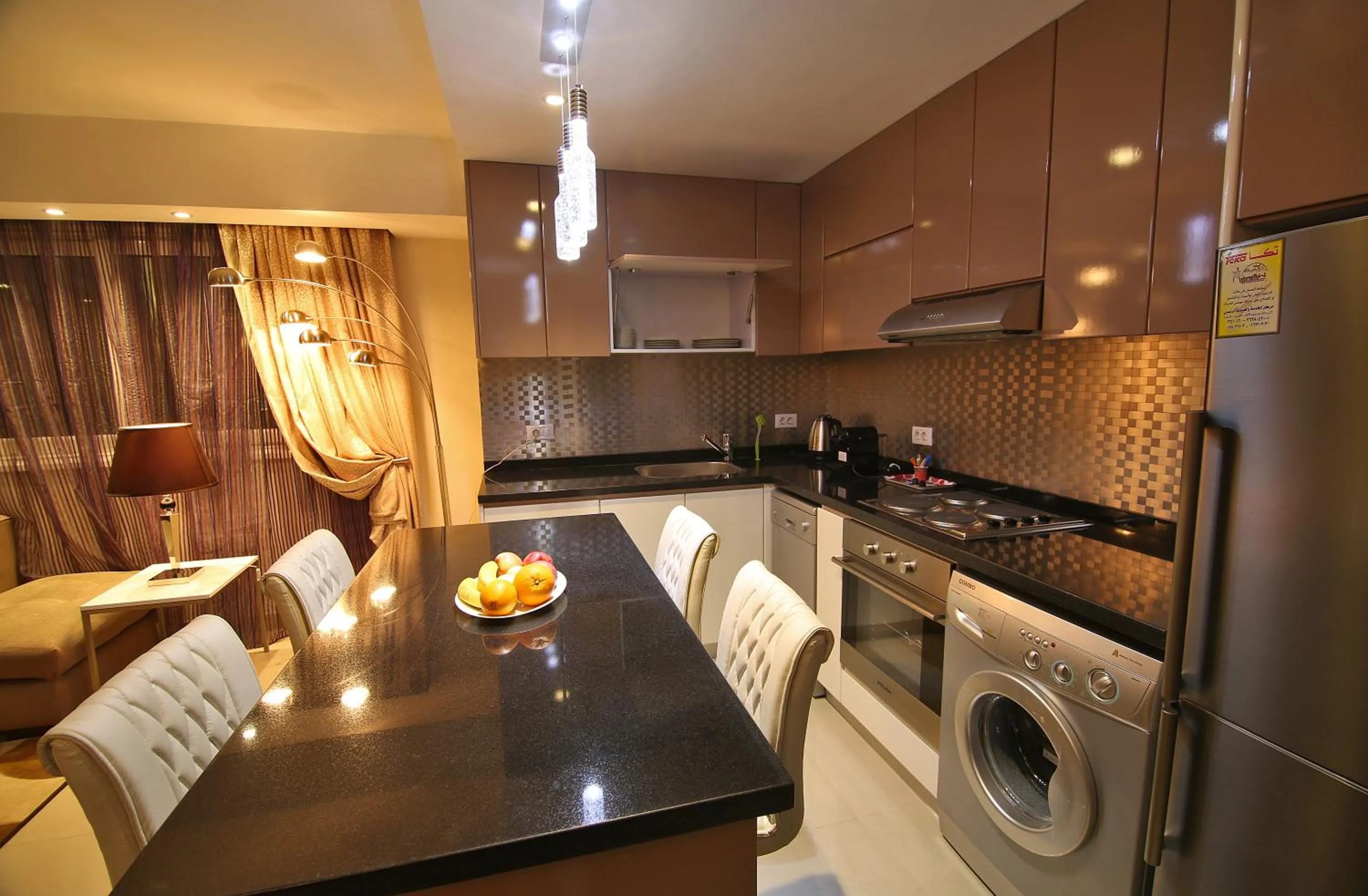 Kitchen or kitchenette in AlAshrafia Smart Residence