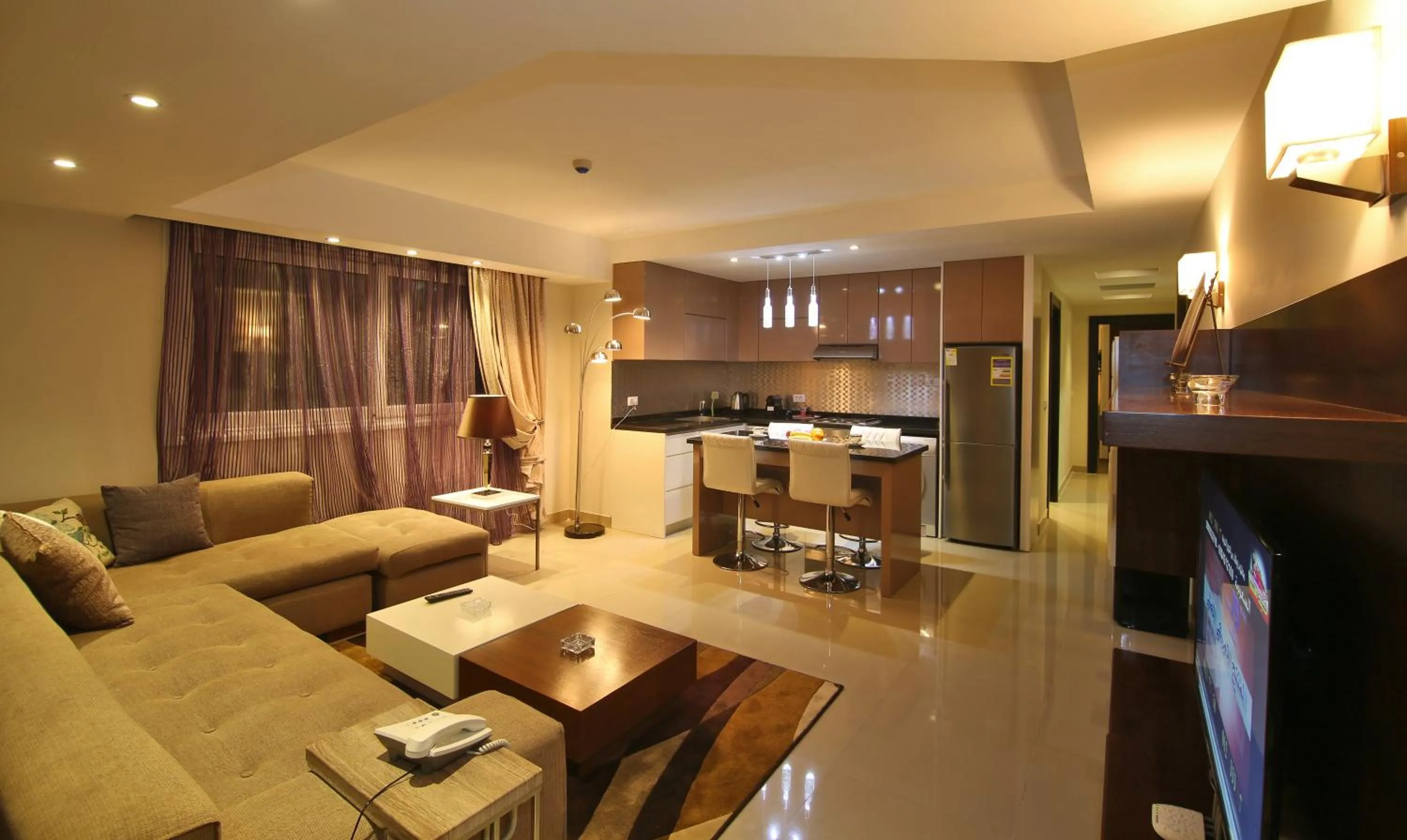Living room in AlAshrafia Smart Residence
