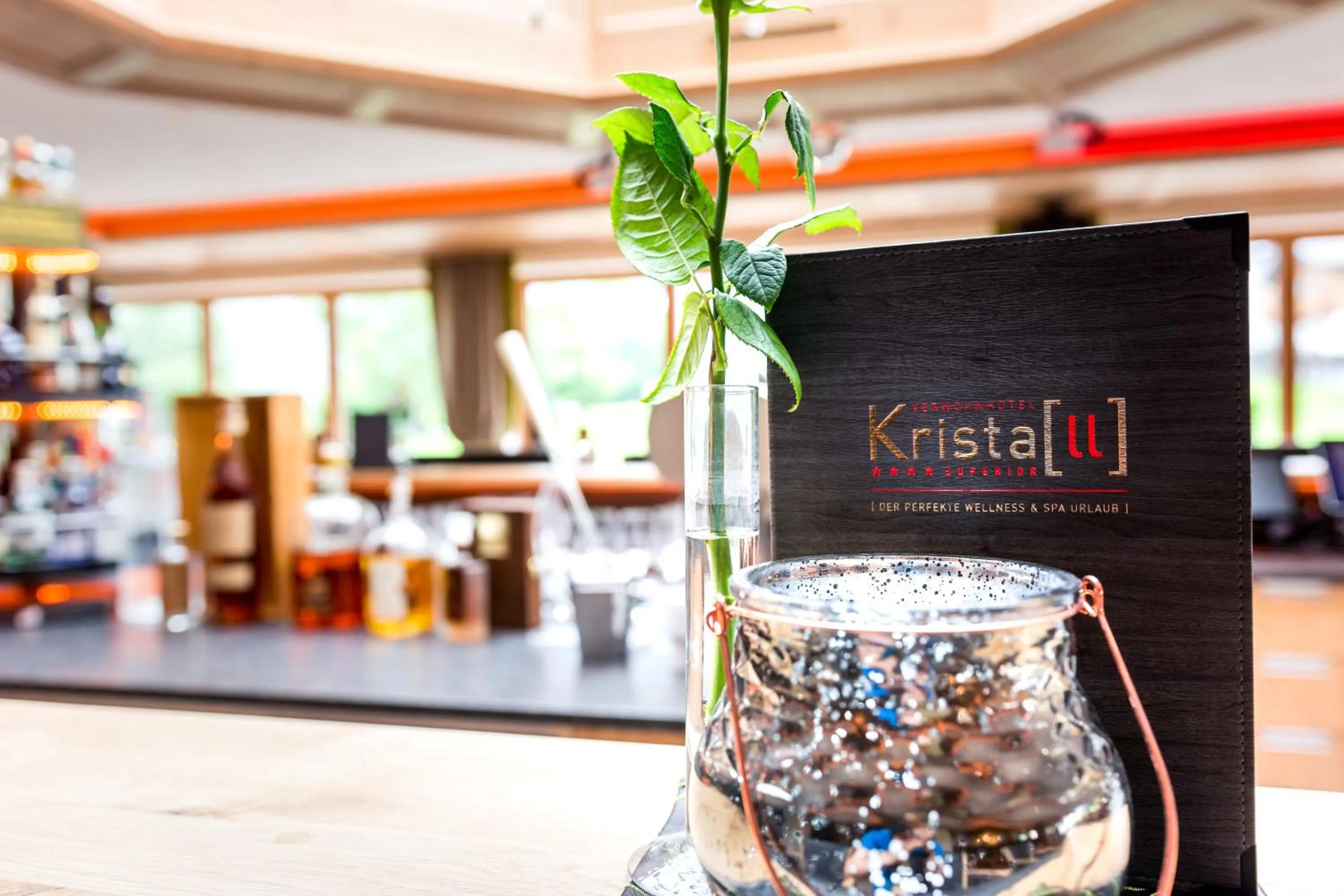 Lounge or bar in Verwöhnhotel Kristall