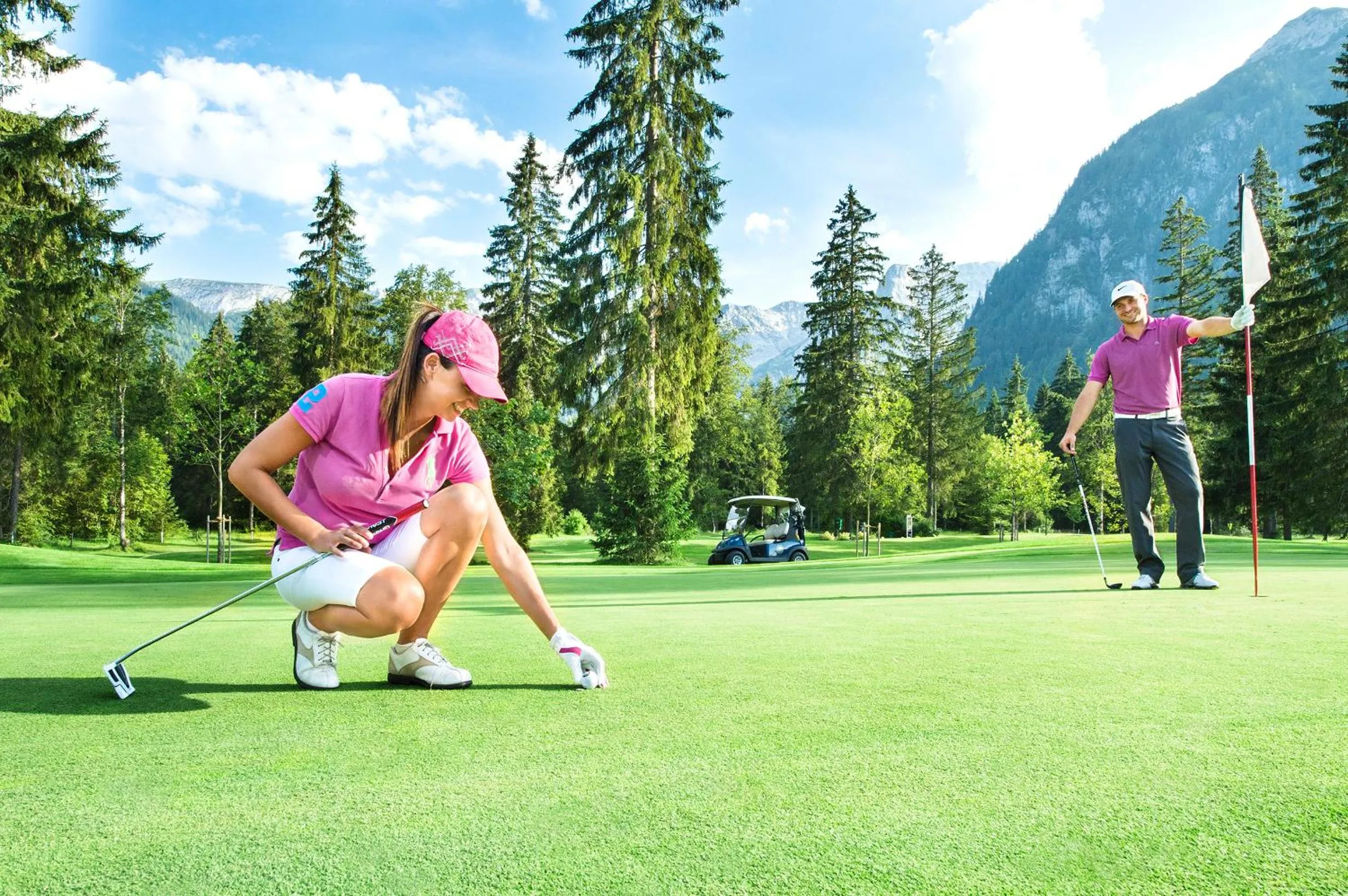 Golfcourse in Verwöhnhotel Kristall