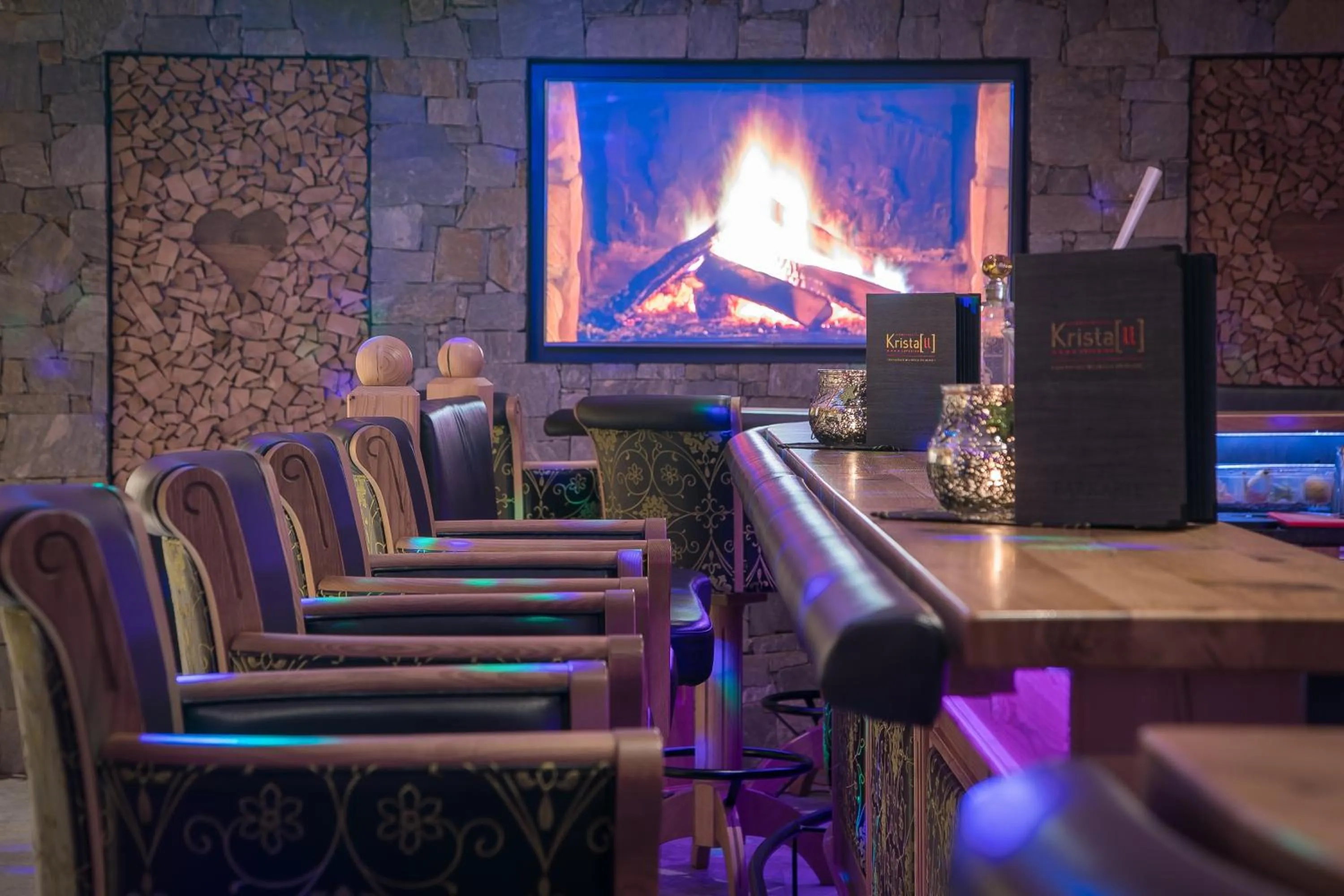 Lounge or bar in Verwöhnhotel Kristall