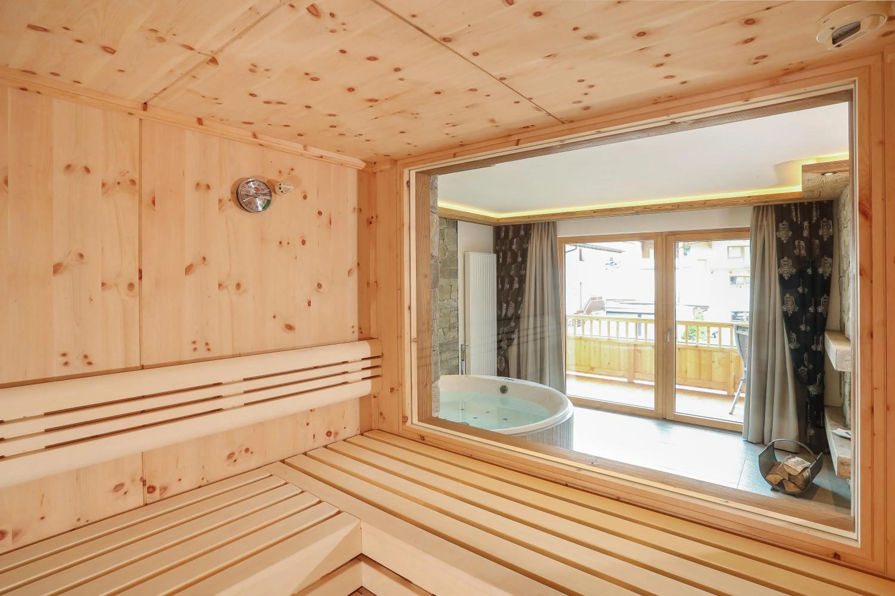 Sauna in Verwöhnhotel Kristall